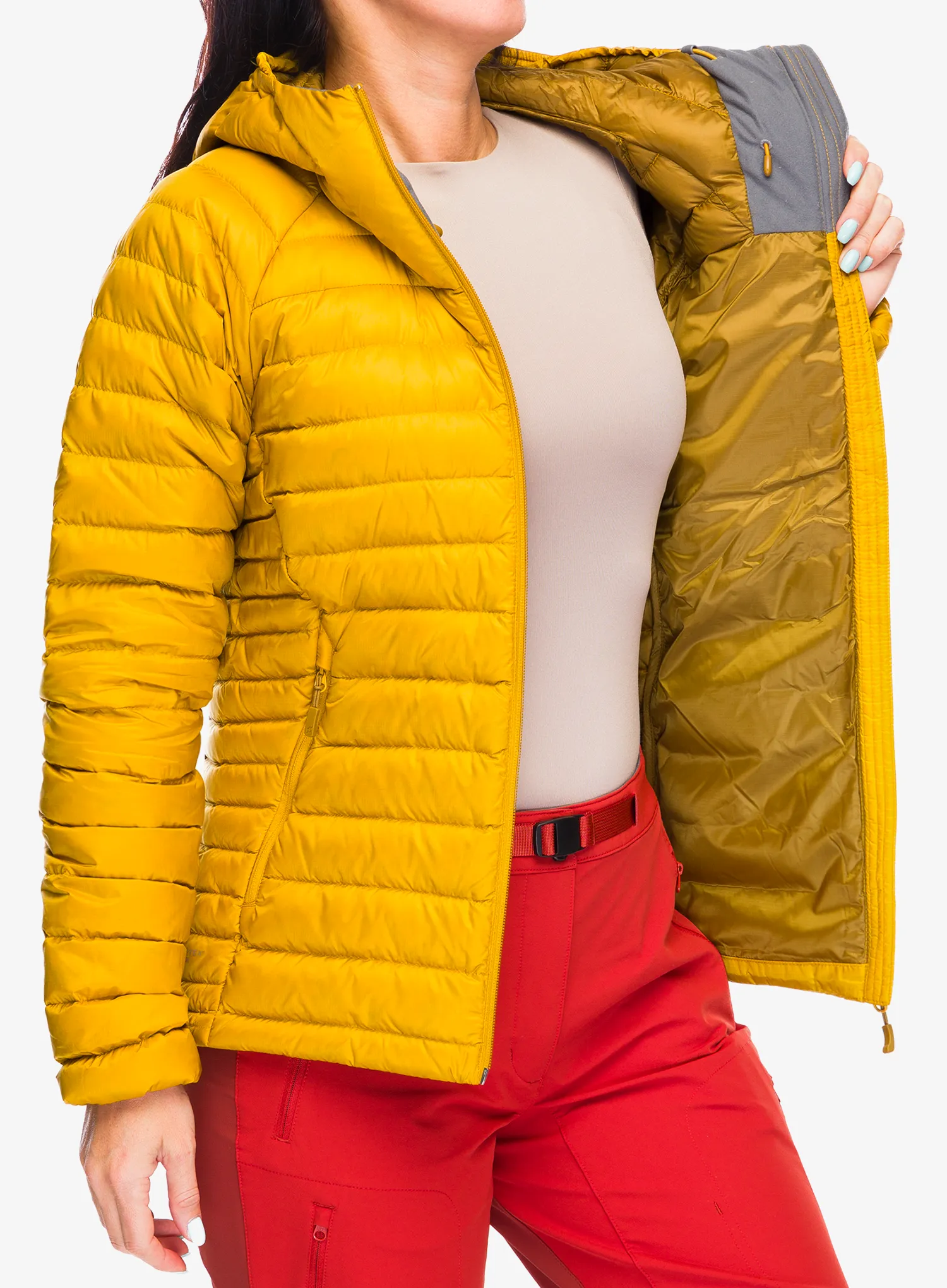 Ženska puhovka Rab Microlight Alpine Jacket - sahara