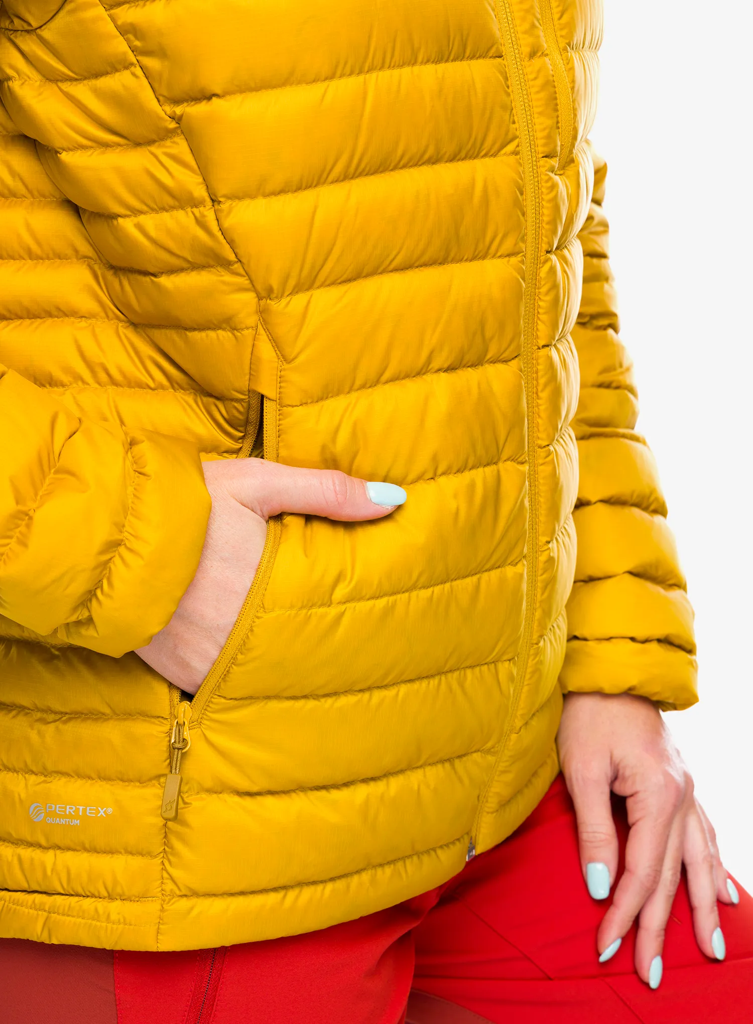 Ženska puhovka Rab Microlight Alpine Jacket - sahara