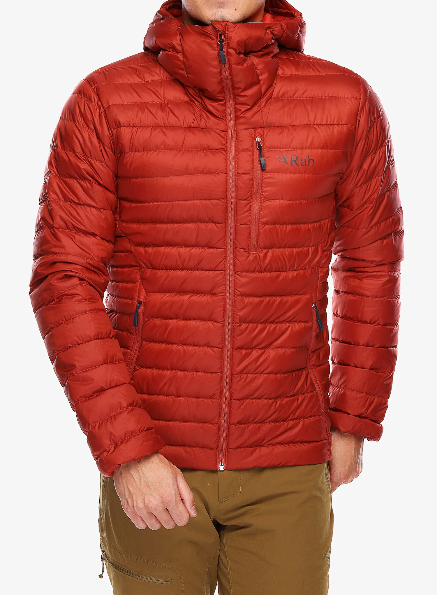 Puhovka Rab Microlight Alpine Jacket - tuscan red
