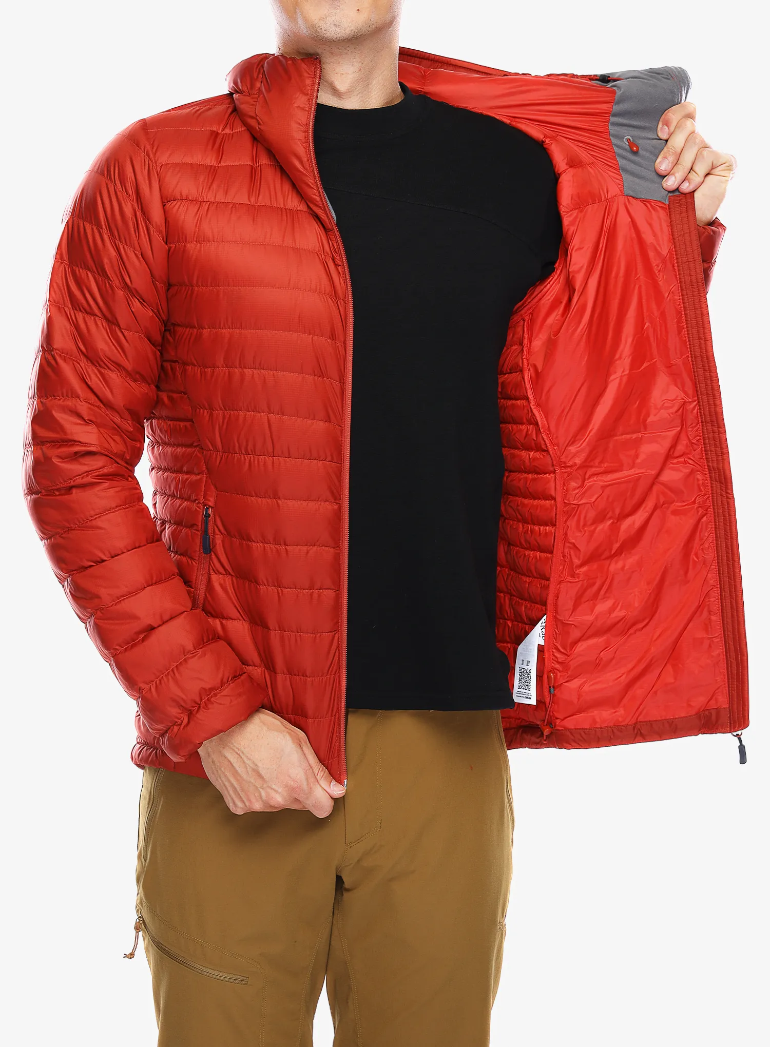 Puhovka Rab Microlight Alpine Jacket - tuscan red