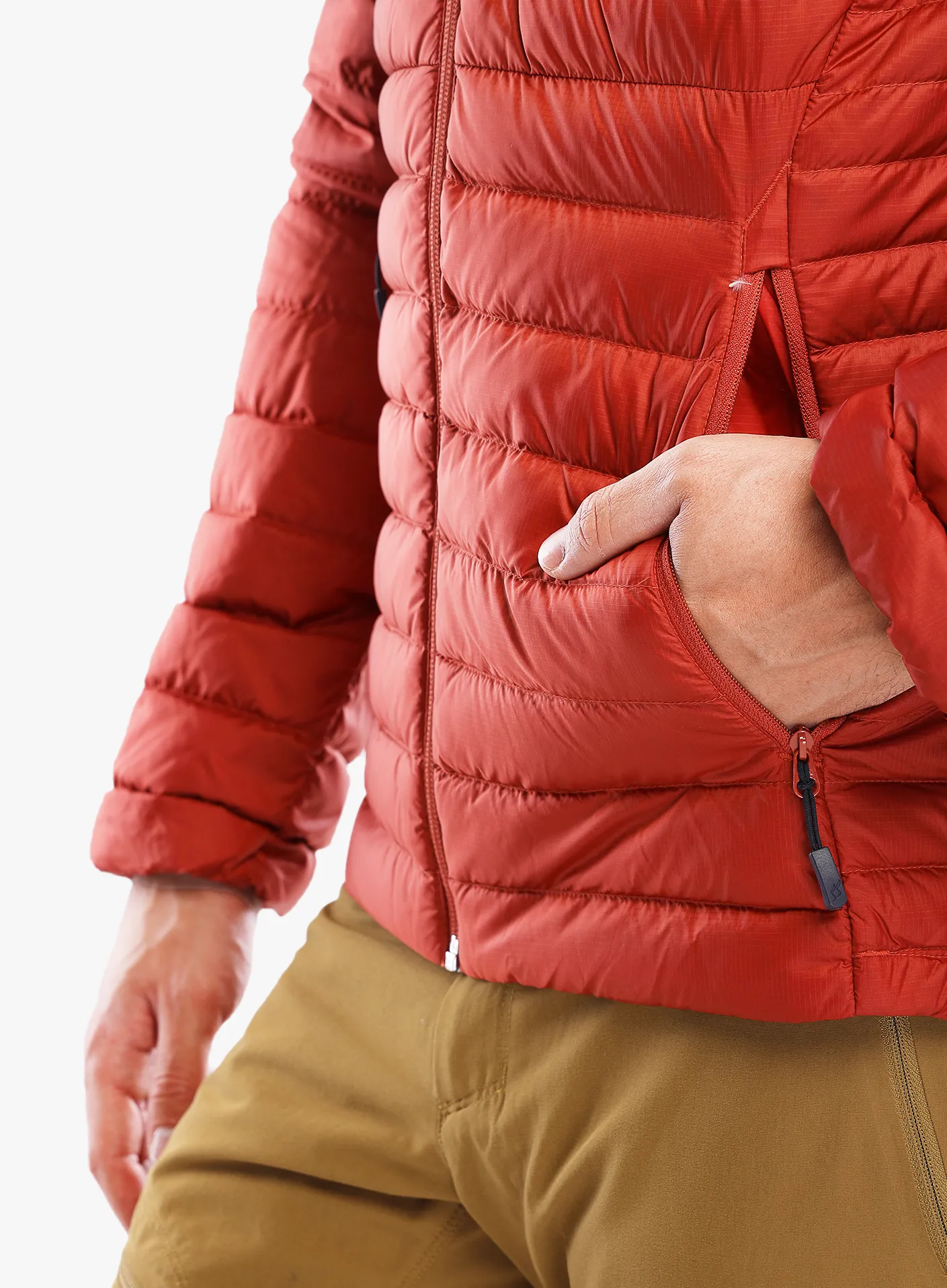Puhovka Rab Microlight Alpine Jacket - tuscan red