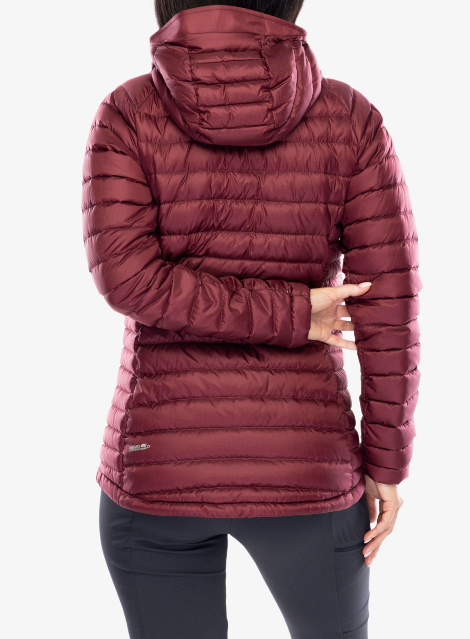 Ženska jakna Rab Microlight Alpine Long Jacket - deep heather