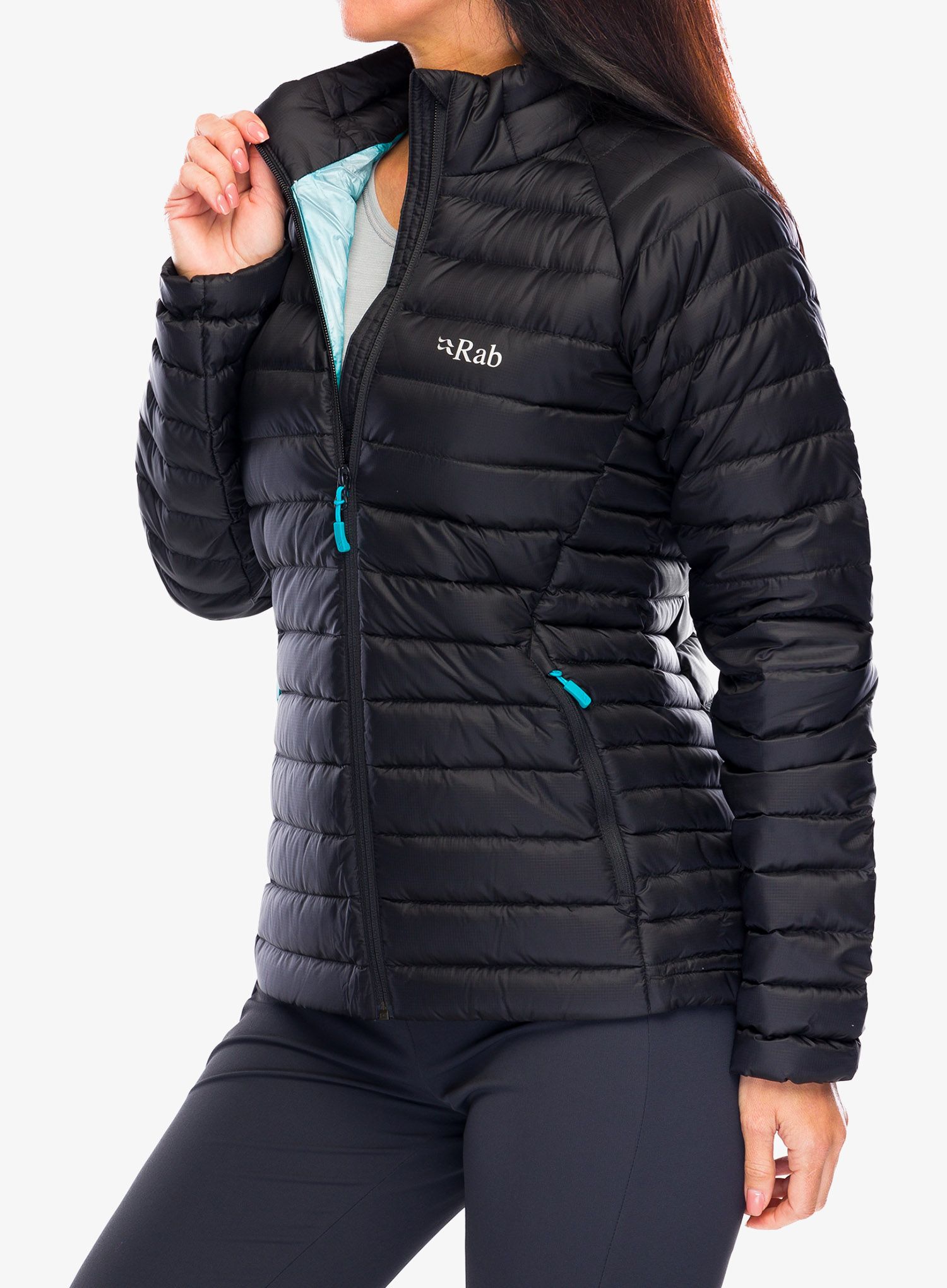 Ženska puhovka Rab Microlight Jacket - black