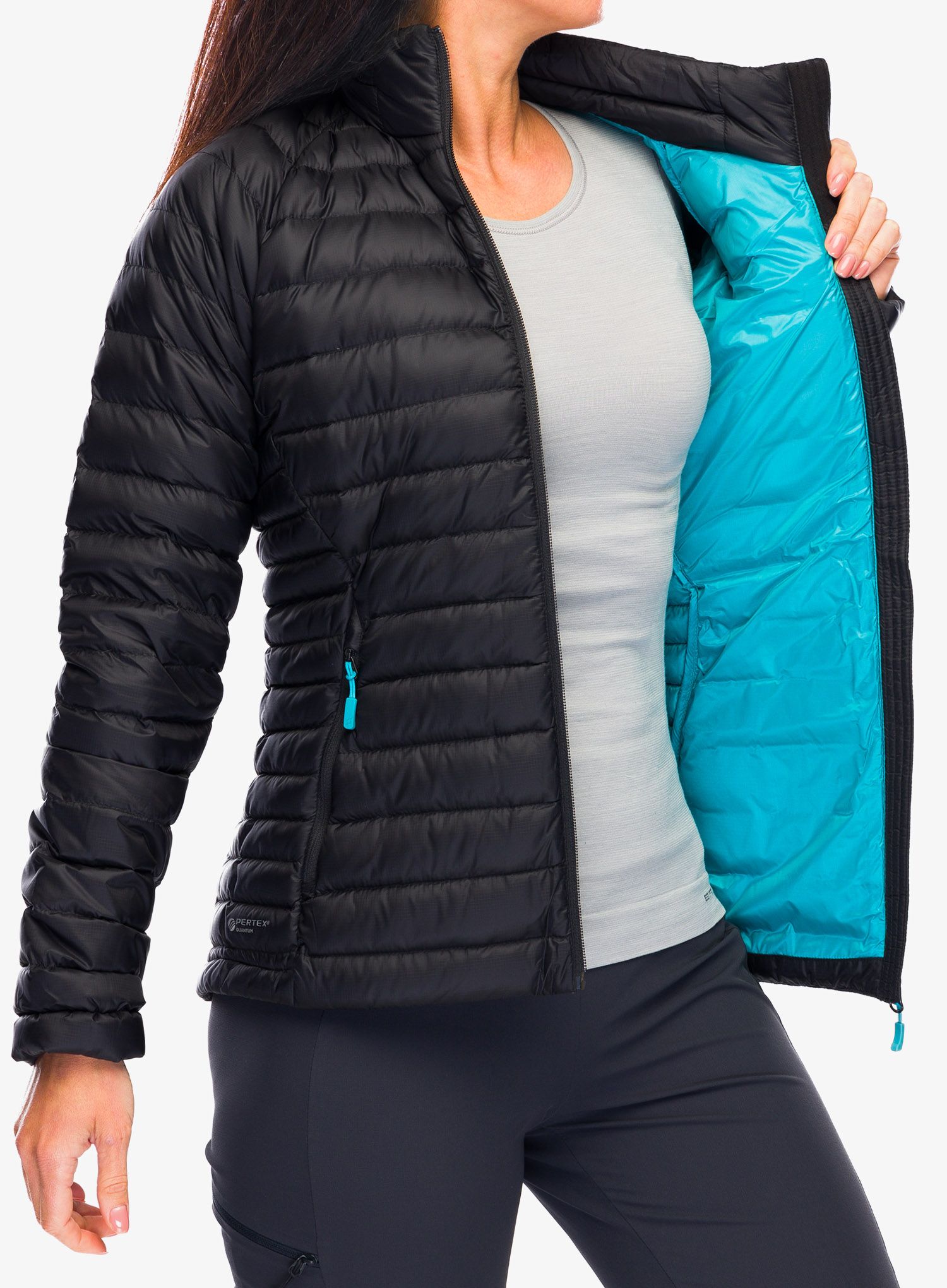 Ženska puhovka Rab Microlight Jacket - black