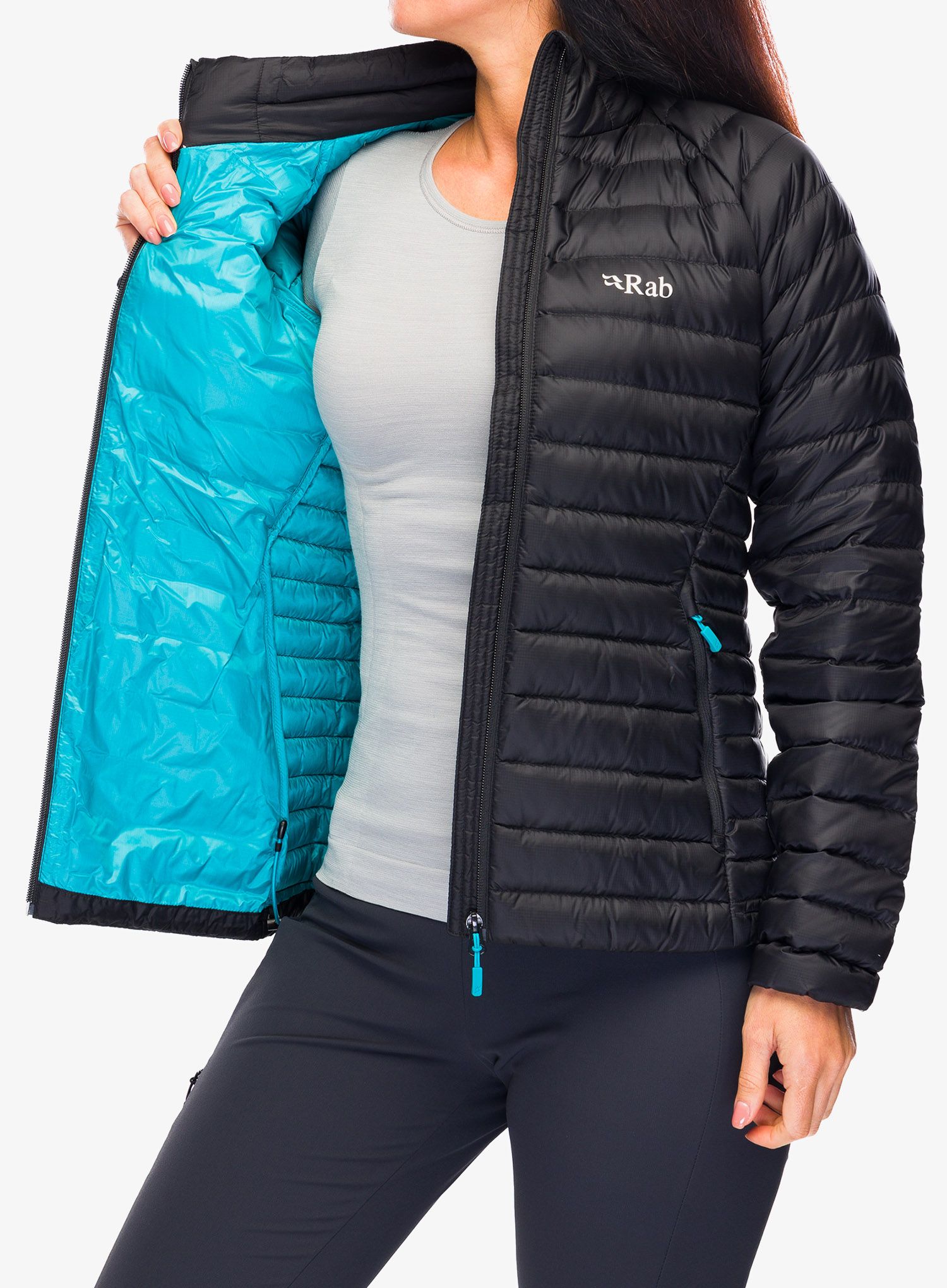 Ženska puhovka Rab Microlight Jacket - black