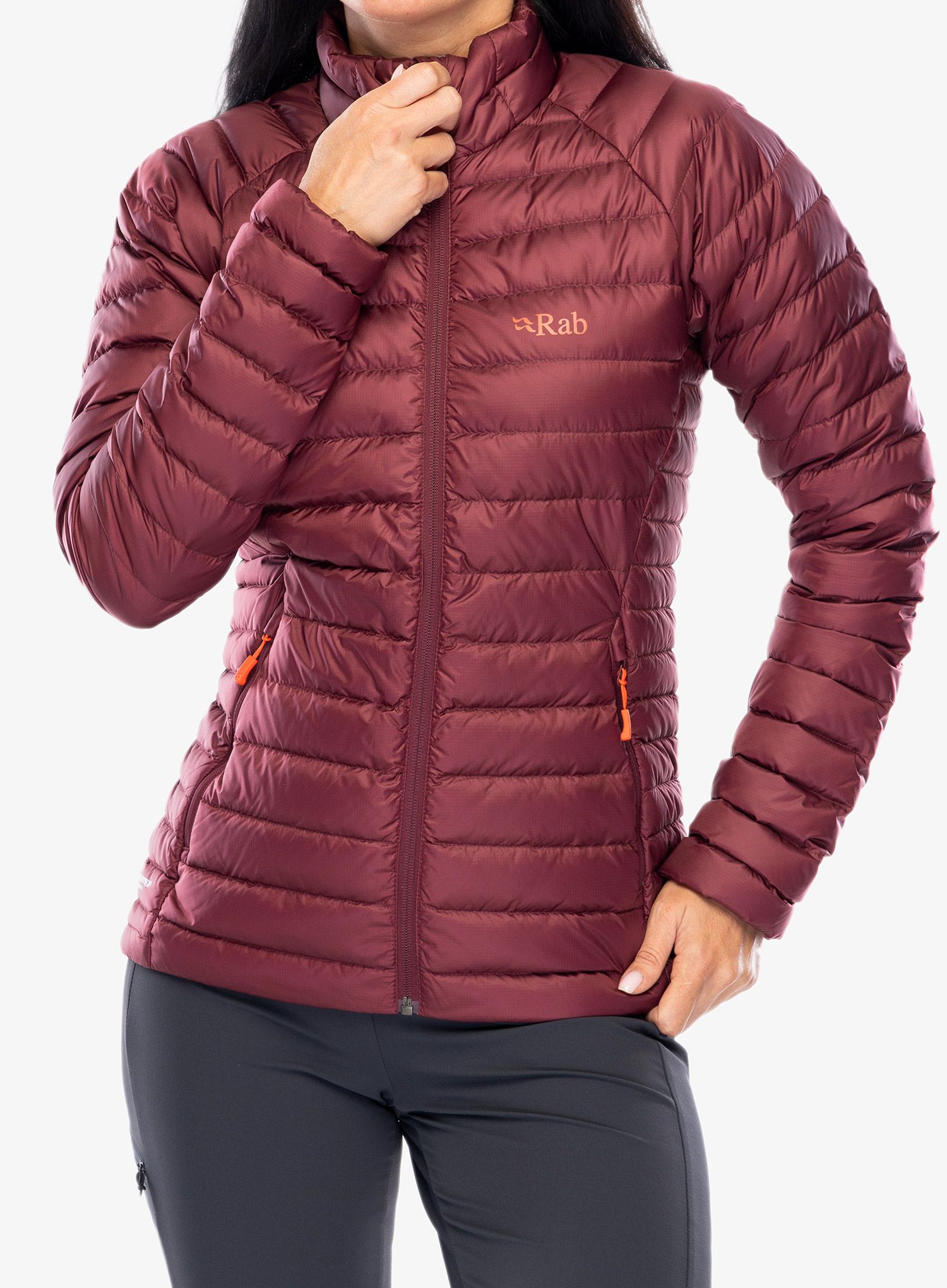Ženska jakna Rab Microlight Jacket - deep heather