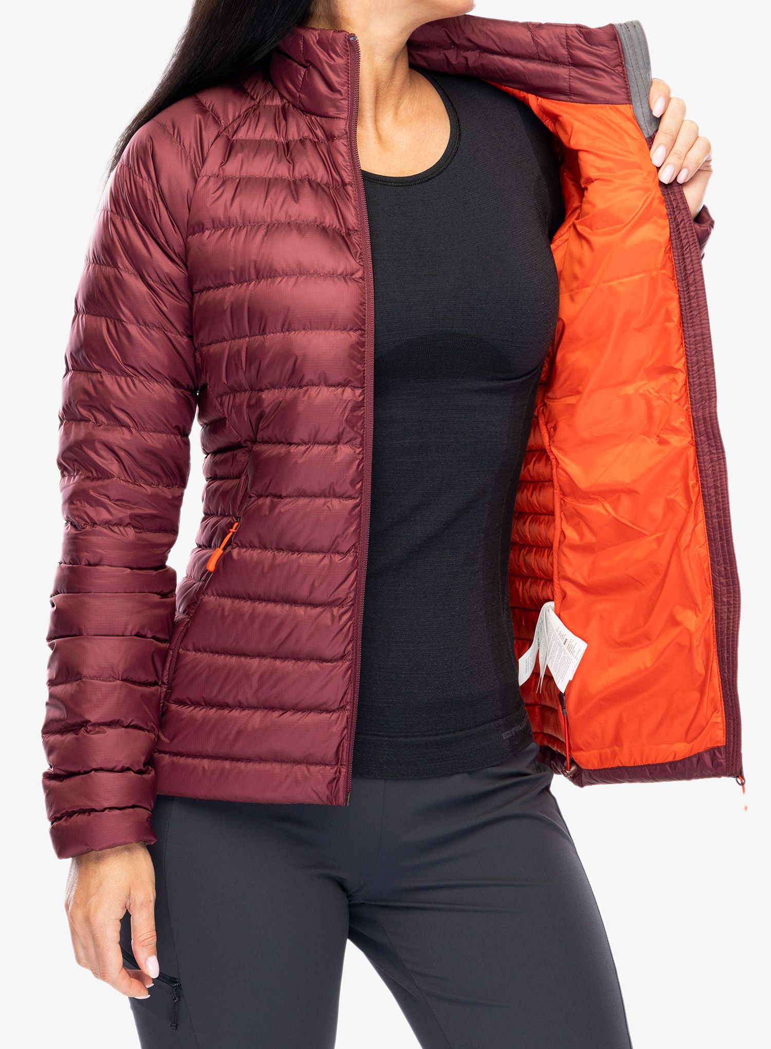Ženska jakna Rab Microlight Jacket - deep heather