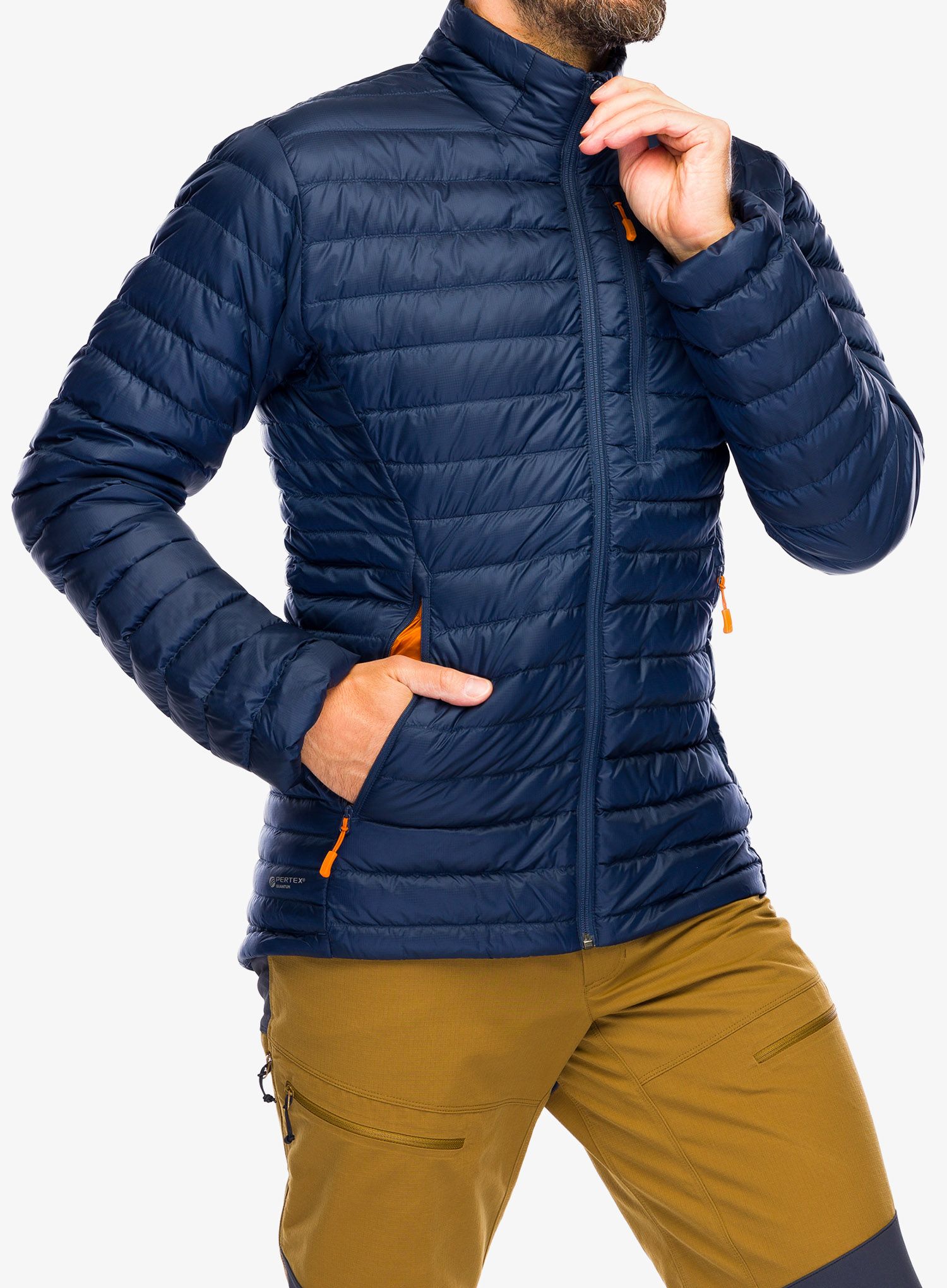 Puhovka Rab Microlight Jacket - deep ink/marmalade