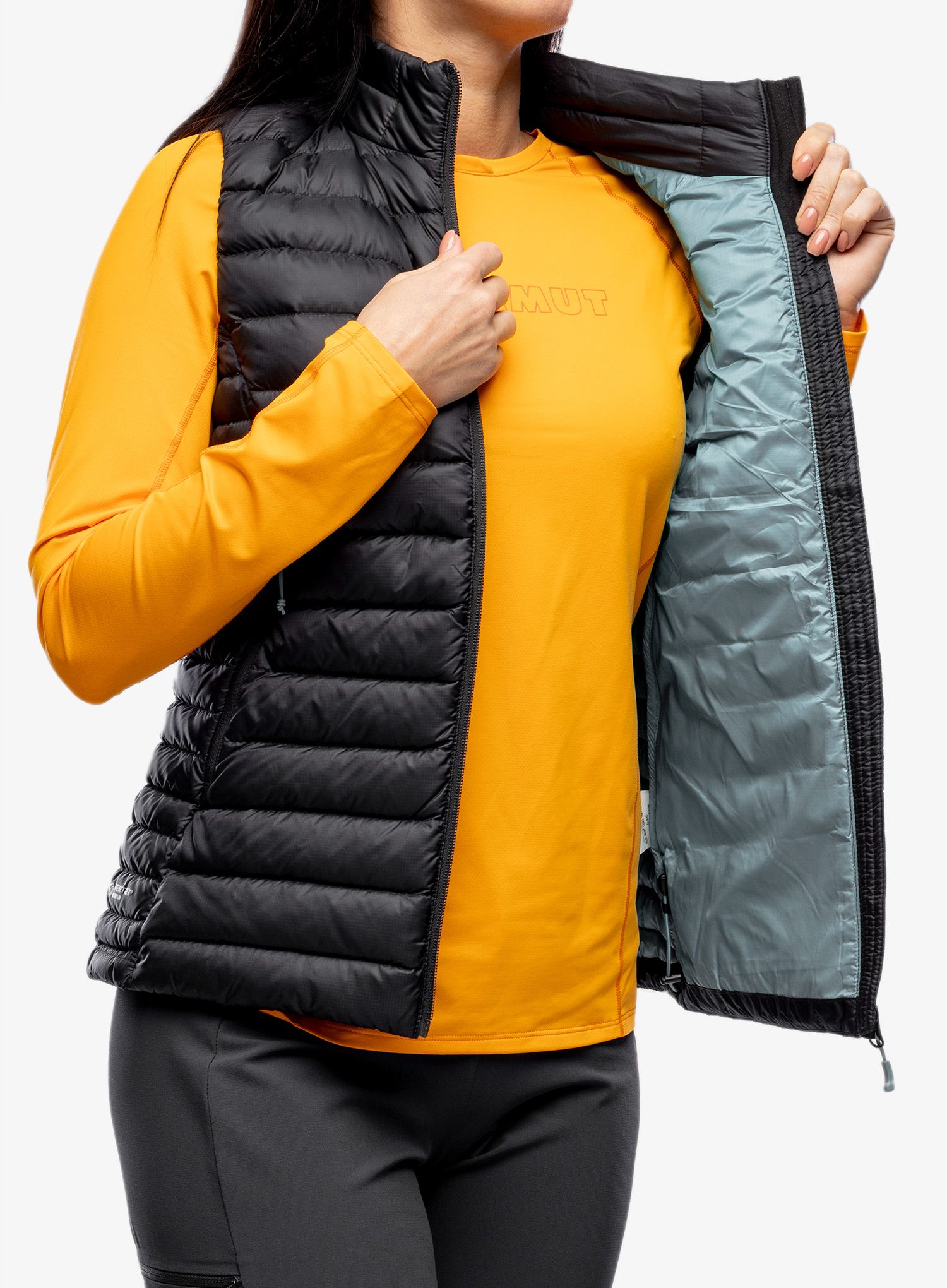 Ženski brezrokavnik Rab Microlight Vest - black
