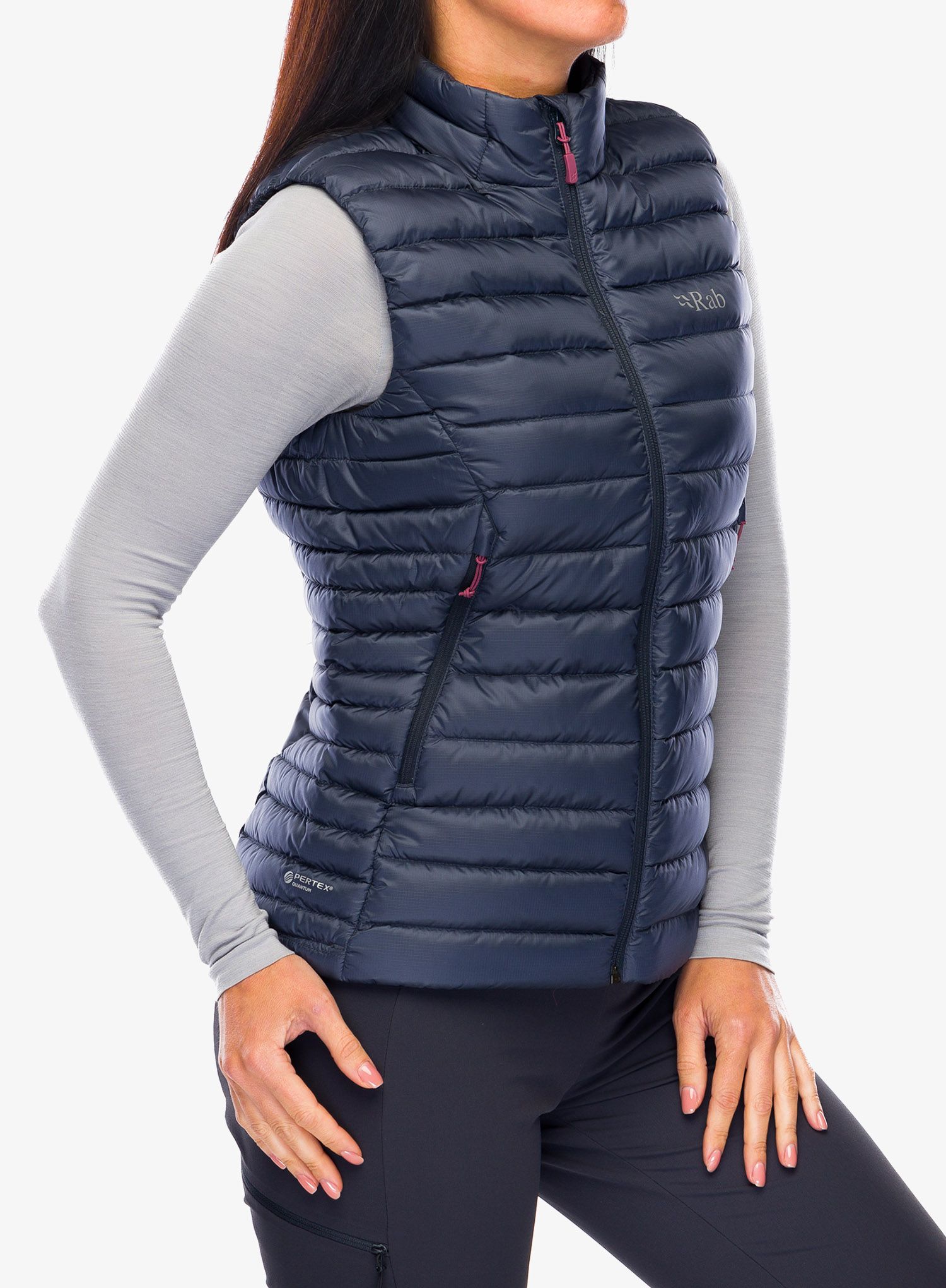 Ženski brezrokavnik Rab Microlight Vest - steel