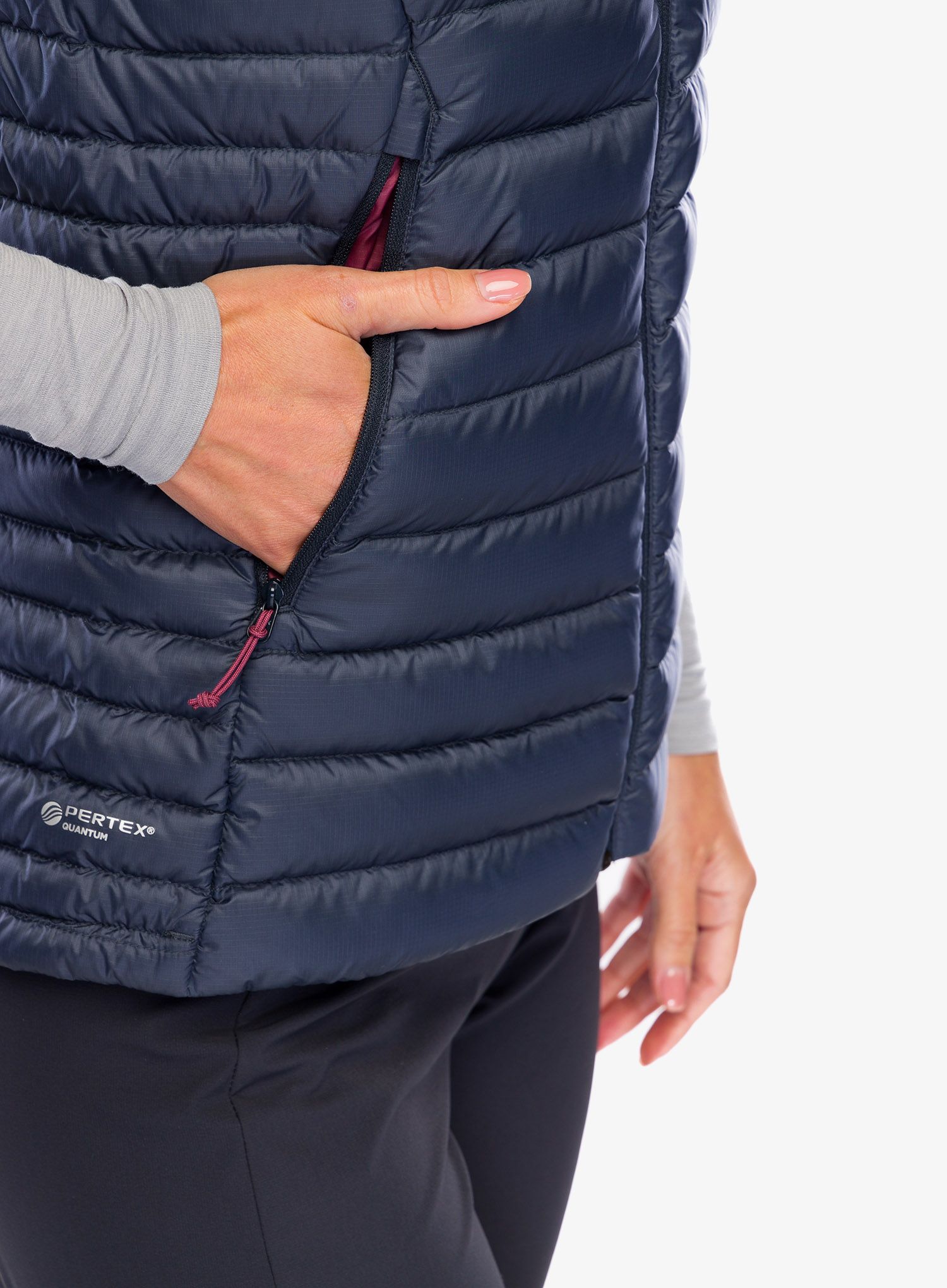 Ženski brezrokavnik Rab Microlight Vest - steel