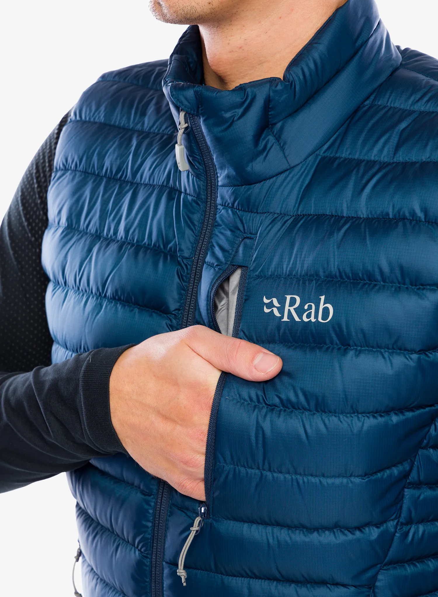 Puhasti brezrokavnik Rab Microlight Vest - tempest blue