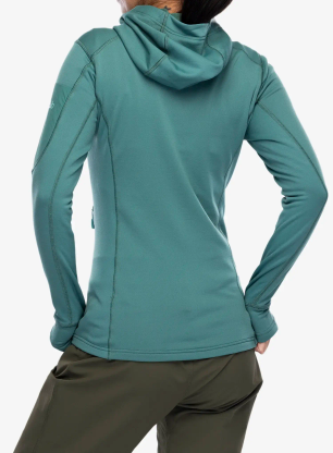 Ženski flis Rab Modulus Hoody - eucalyptus