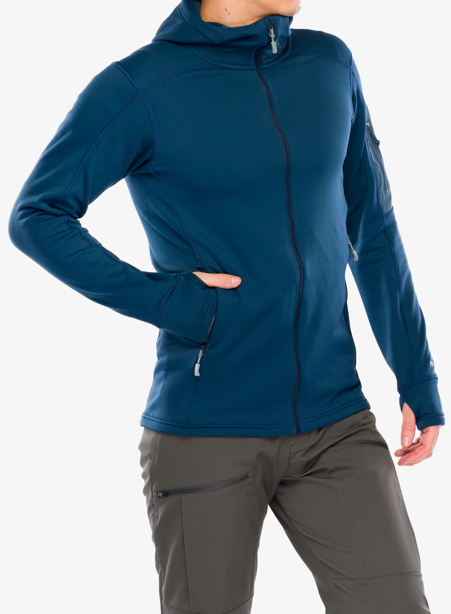 Flis Rab Modulus Hoody - tempest blue