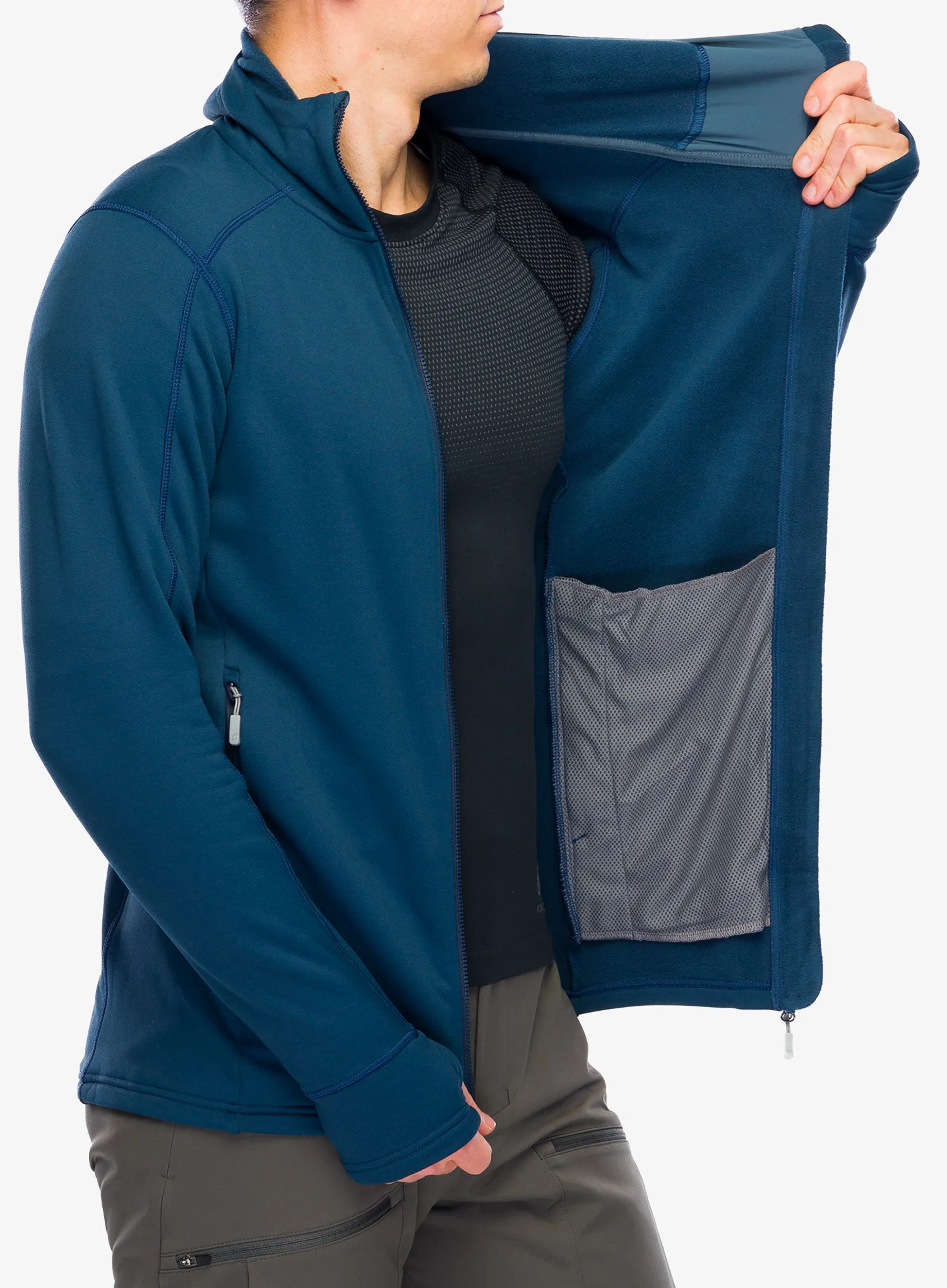 Flis Rab Modulus Hoody - tempest blue