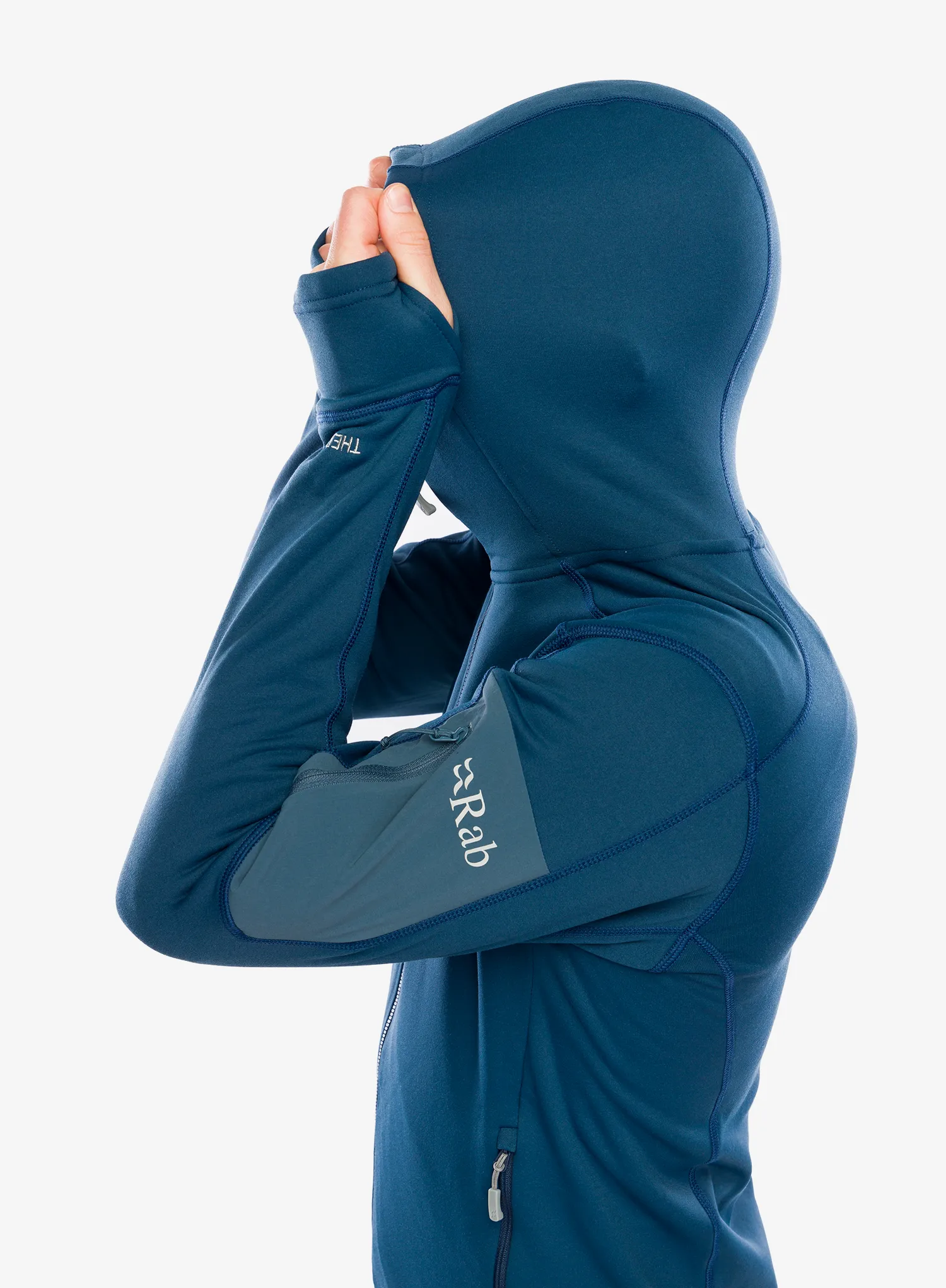 Flis Rab Modulus Hoody - tempest blue