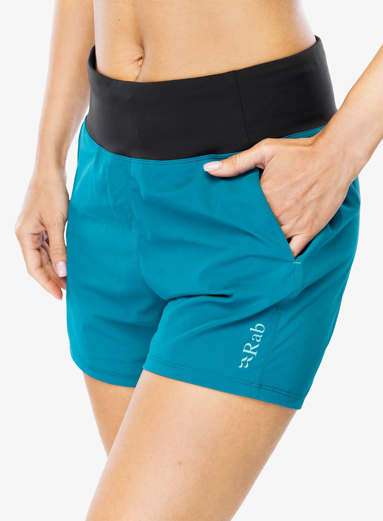 Ženske pohodniške kratke hlače Rab Momentum Shorts - marina blue