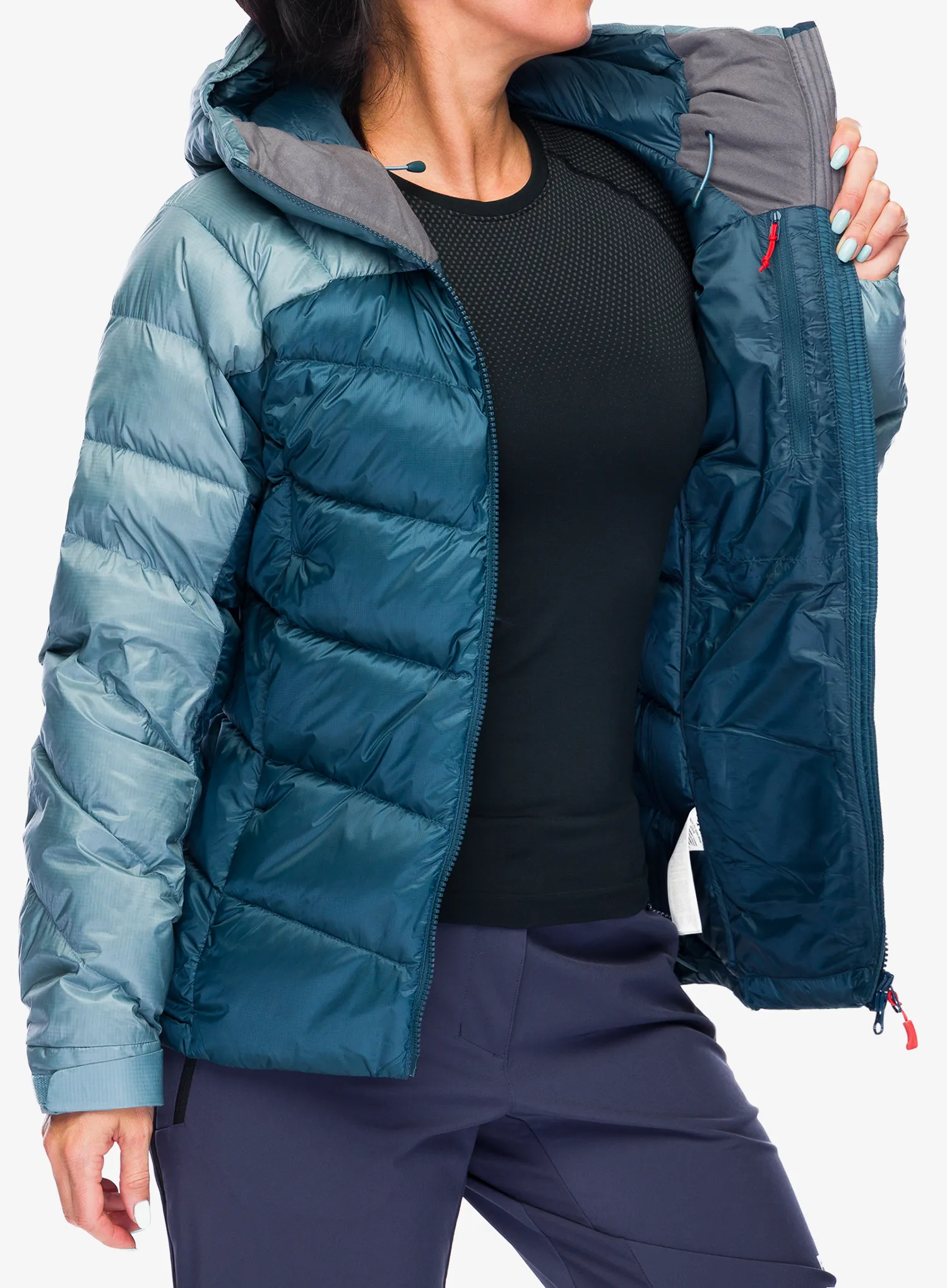 Ženska puhovka Rab Neutrino Pro Jacket - orion blue/citadel