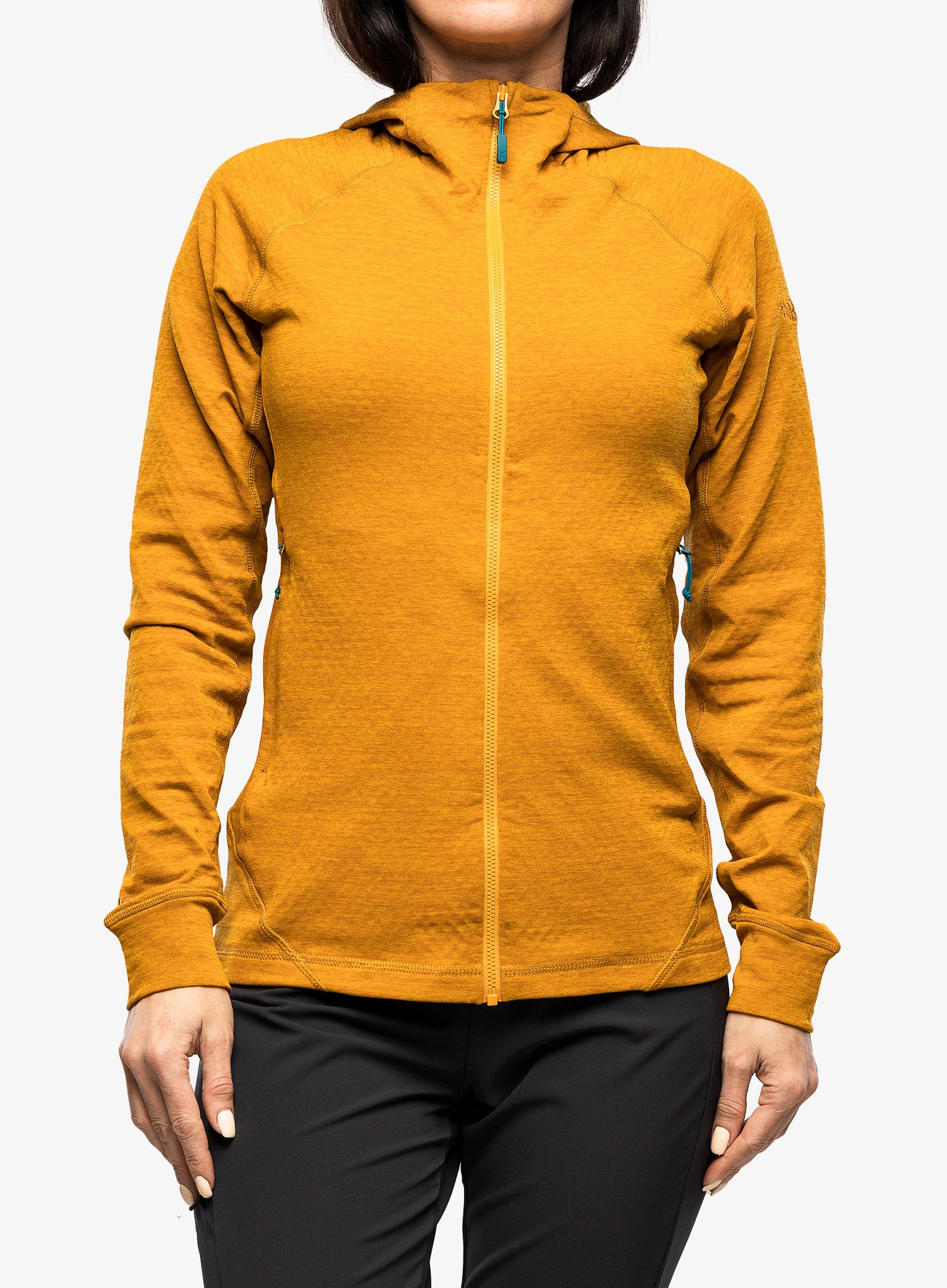 Ženska jopa s kapuco Rab Nexus Hoody - dark butternut