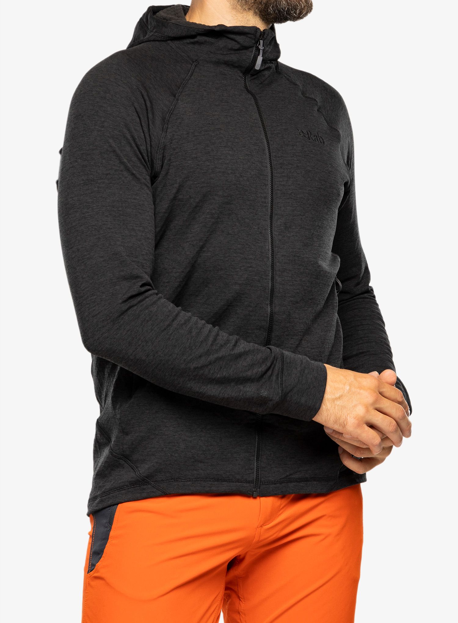 Jopica s kapuco Rab Nexus Hoody - black