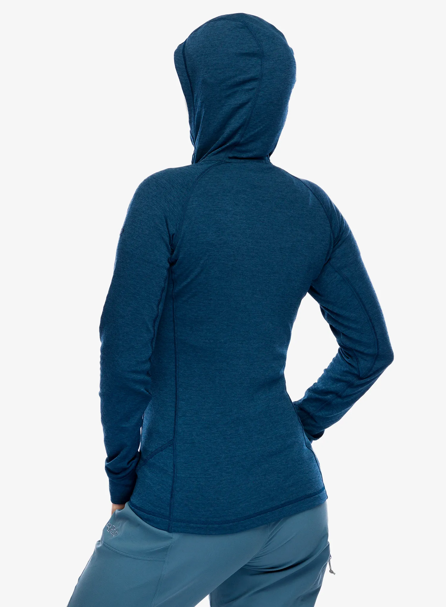 Ženska jopa s kapuco Rab Nexus Hoody - deep ink
