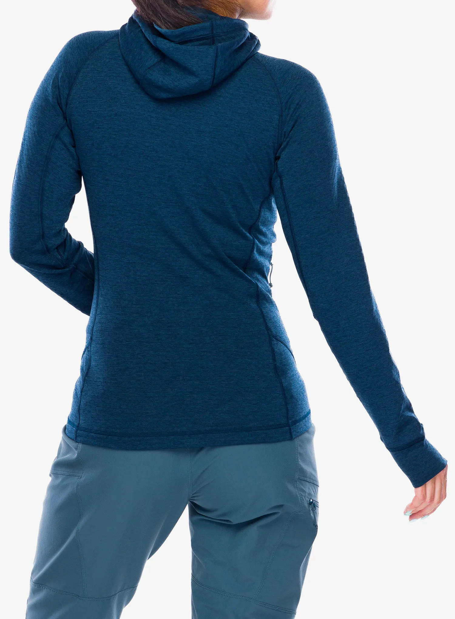Ženska jopa s kapuco Rab Nexus Hoody - deep ink