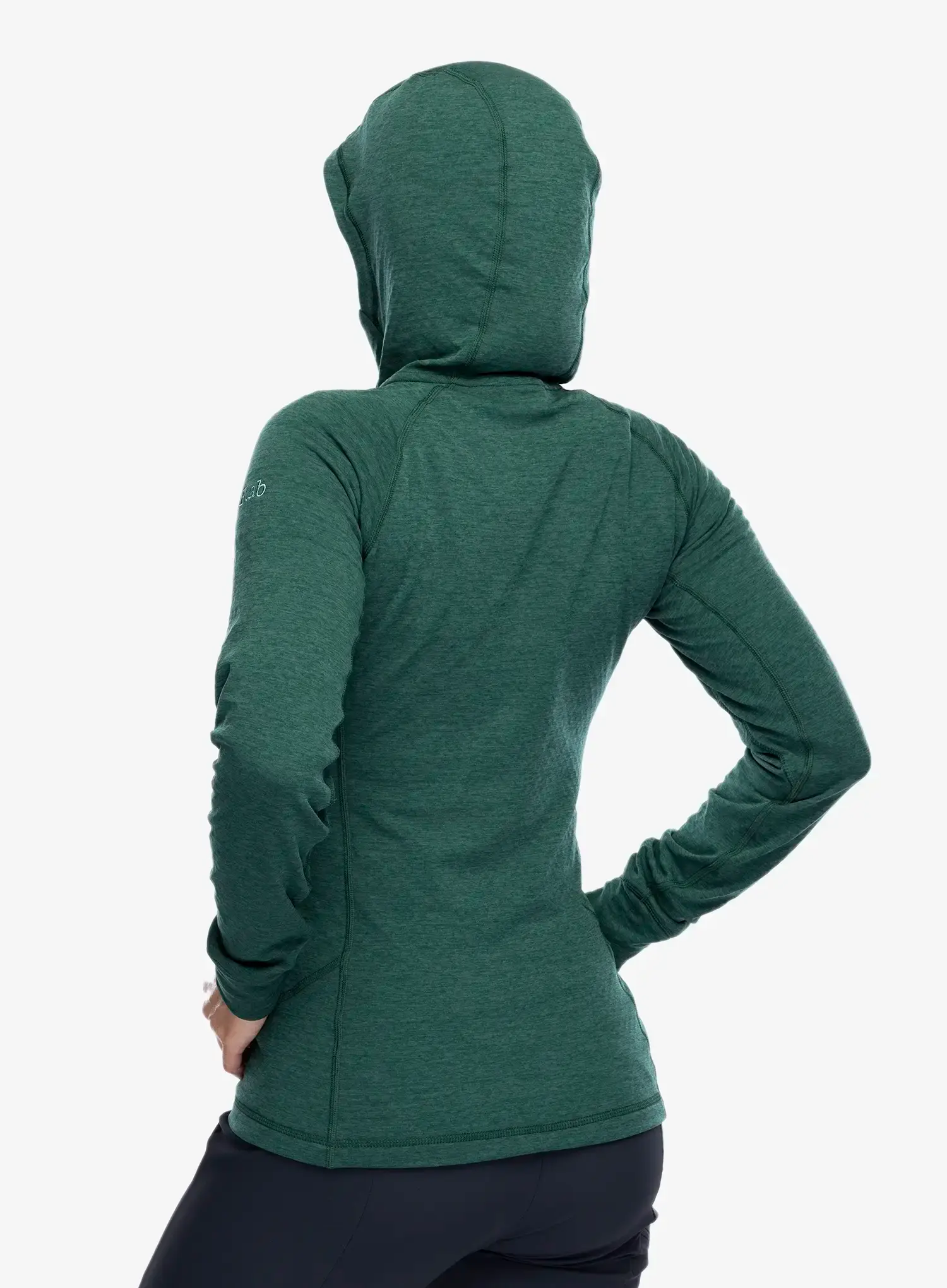 Ženska jopa s kapuco Rab Nexus Hoody - green slate