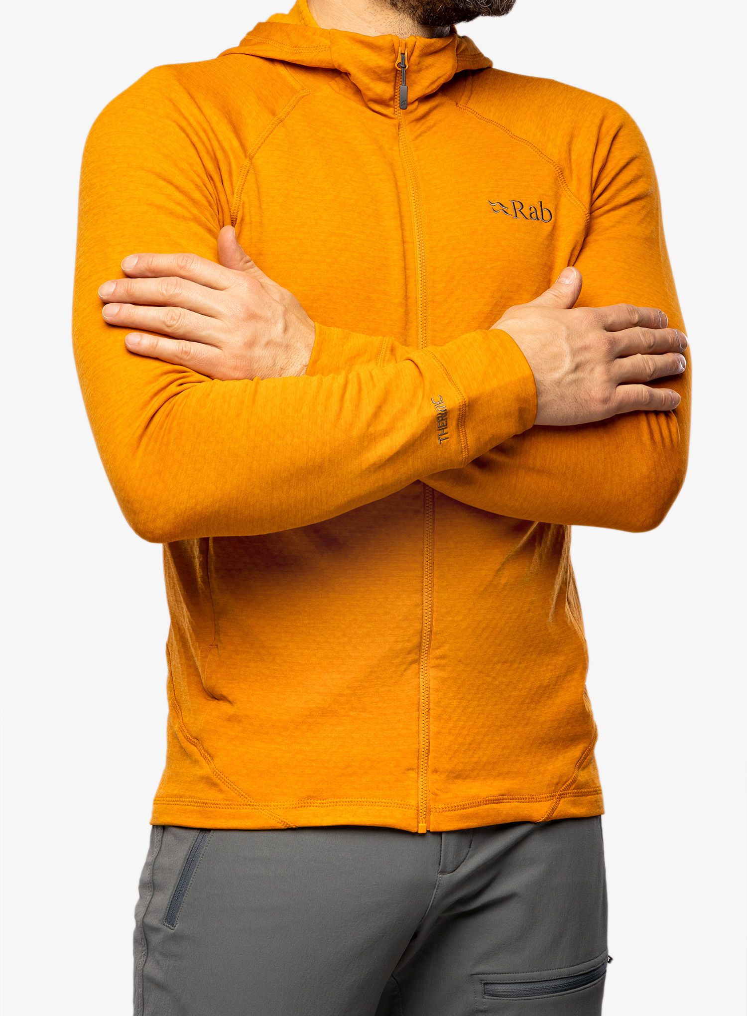 Jopica s kapuco Rab Nexus Hoody - marmalade