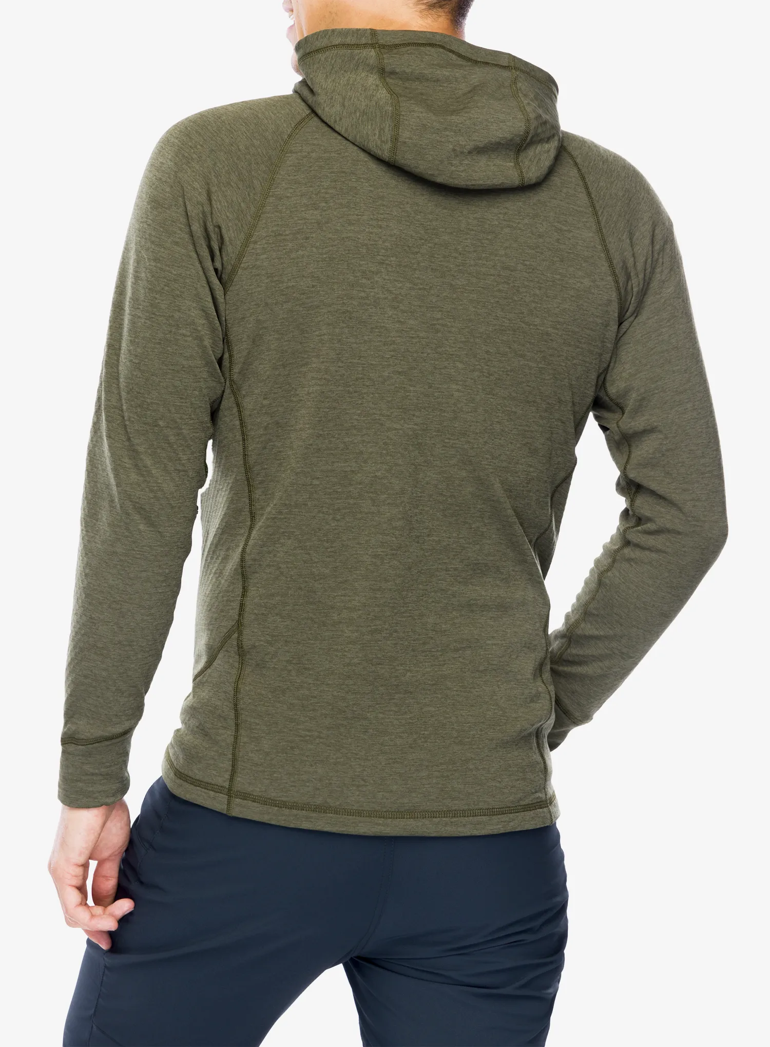 Jopica s kapuco Rab Nexus Hoody - olive/olive