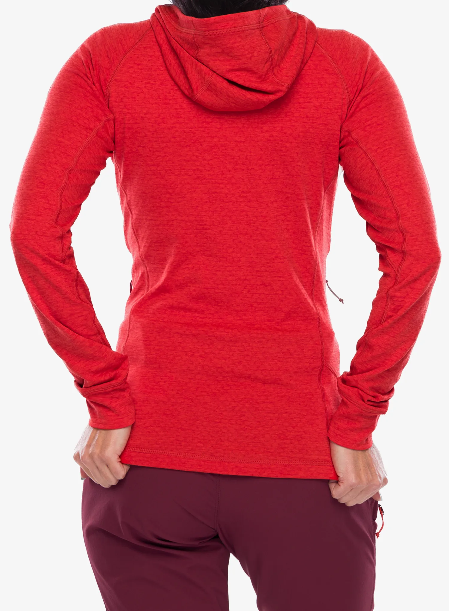 Ženska jopa s kapuco Rab Nexus Hoody - red grapefruit