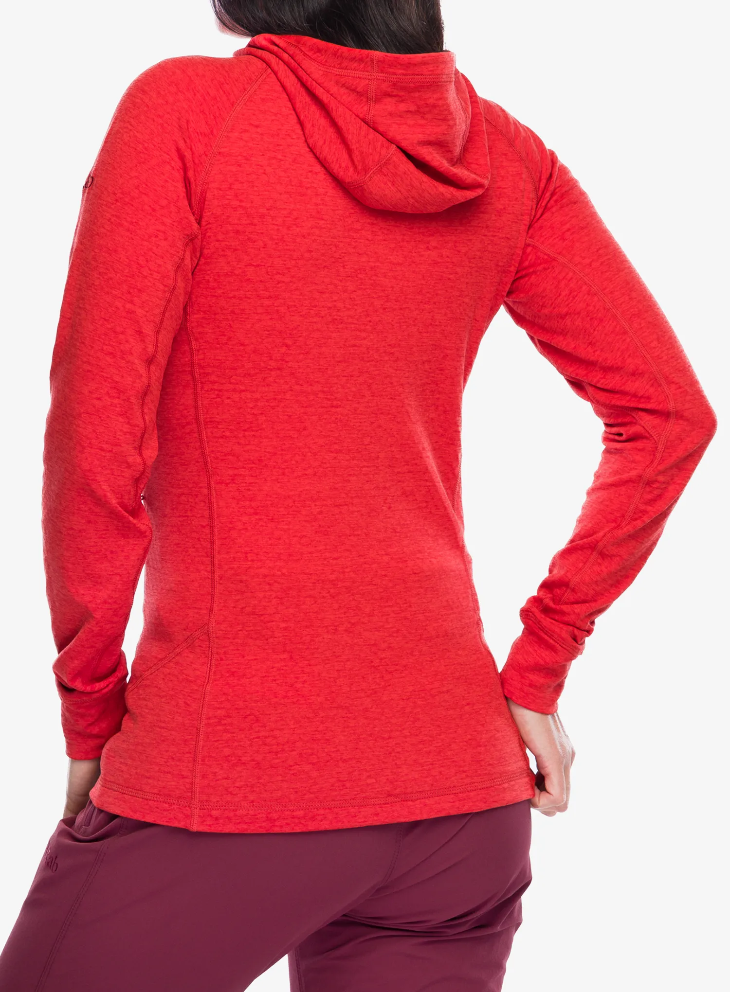 Ženska jopa s kapuco Rab Nexus Hoody - red grapefruit