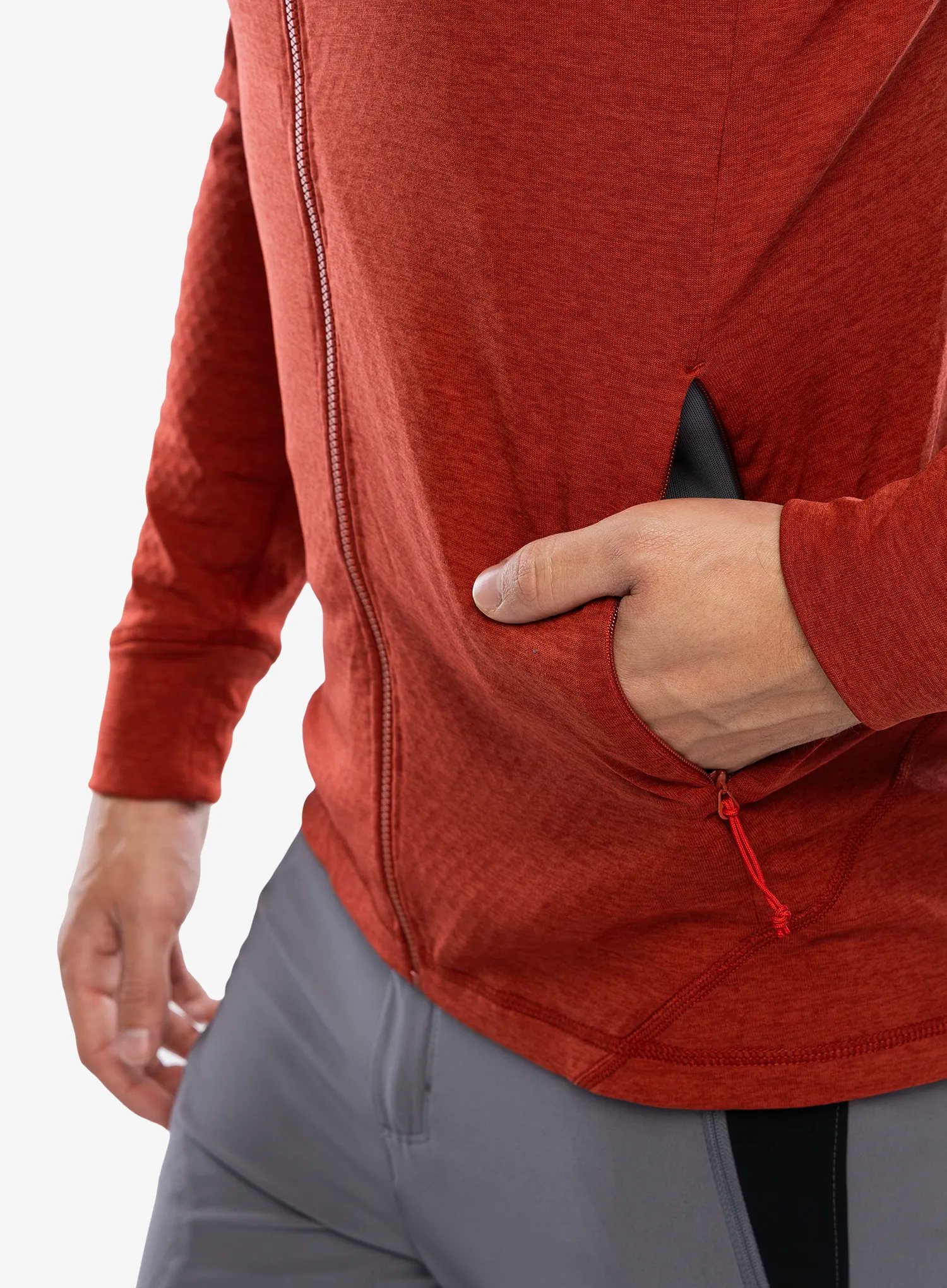 Jopica s kapuco Rab Nexus Hoody - tuscan red