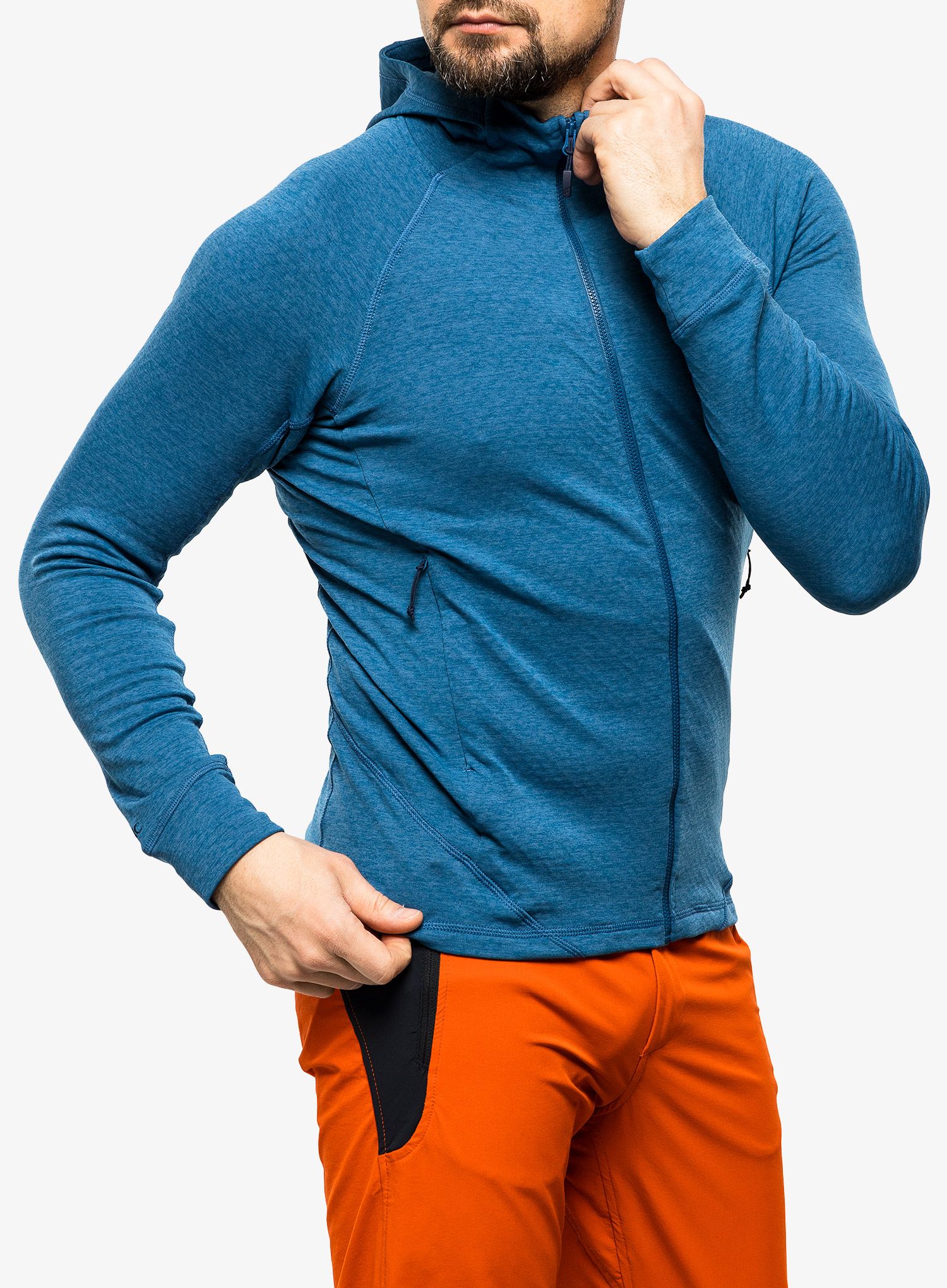 Jopica s kapuco Rab Nexus Hoody  - denim