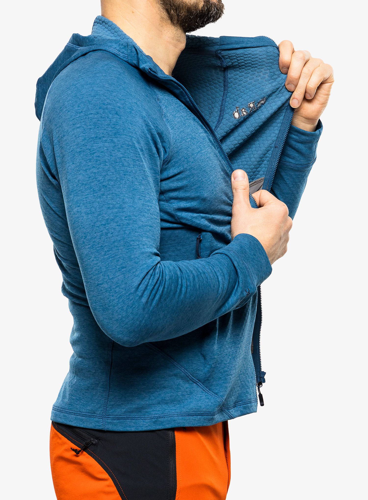 Jopica s kapuco Rab Nexus Hoody  - denim