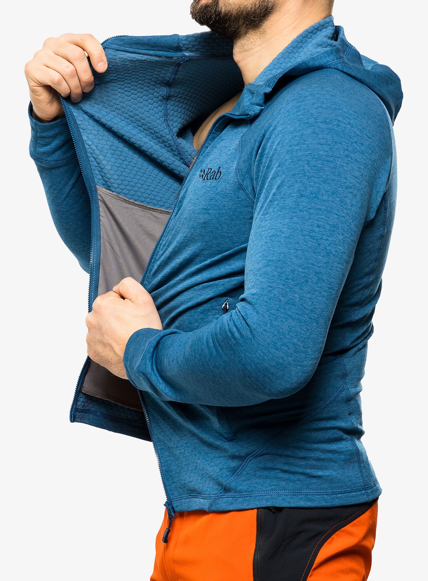 Jopica s kapuco Rab Nexus Hoody  - denim