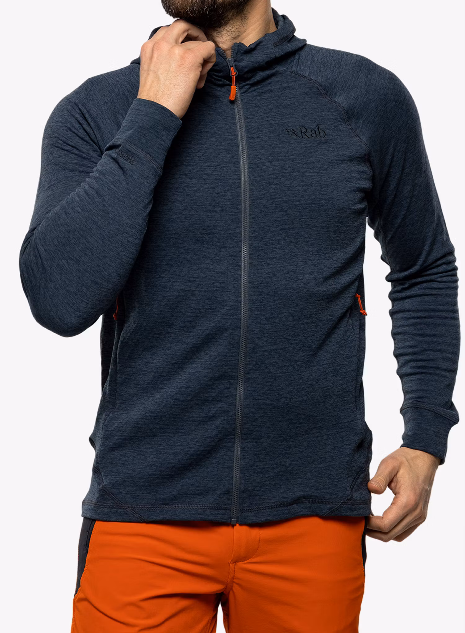 Jopica s kapuco Rab Nexus Hoody  - steel