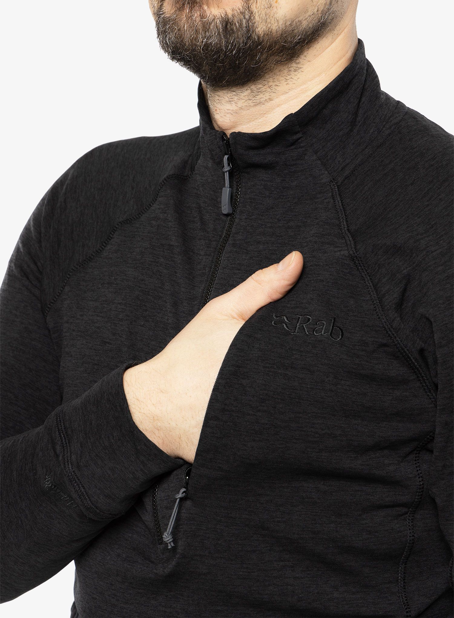 Jopica z zadrgo Rab Nexus Pull-On  - black