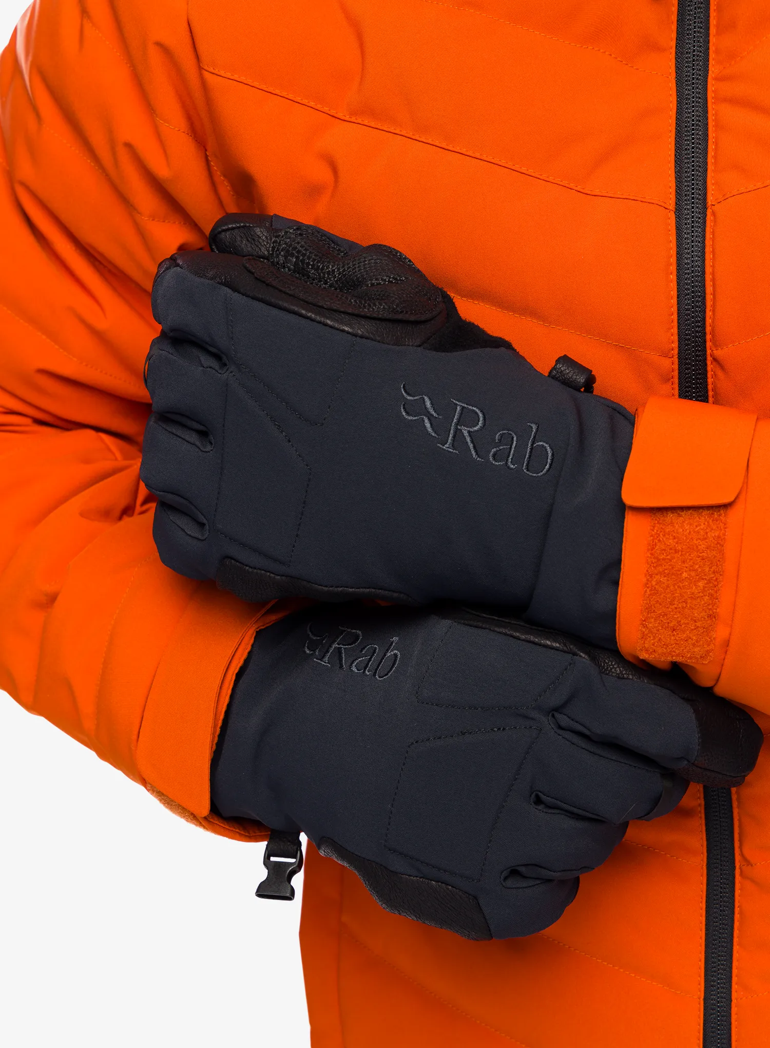 Pohodniške rokavice Rab Pivot GTX Glove - black
