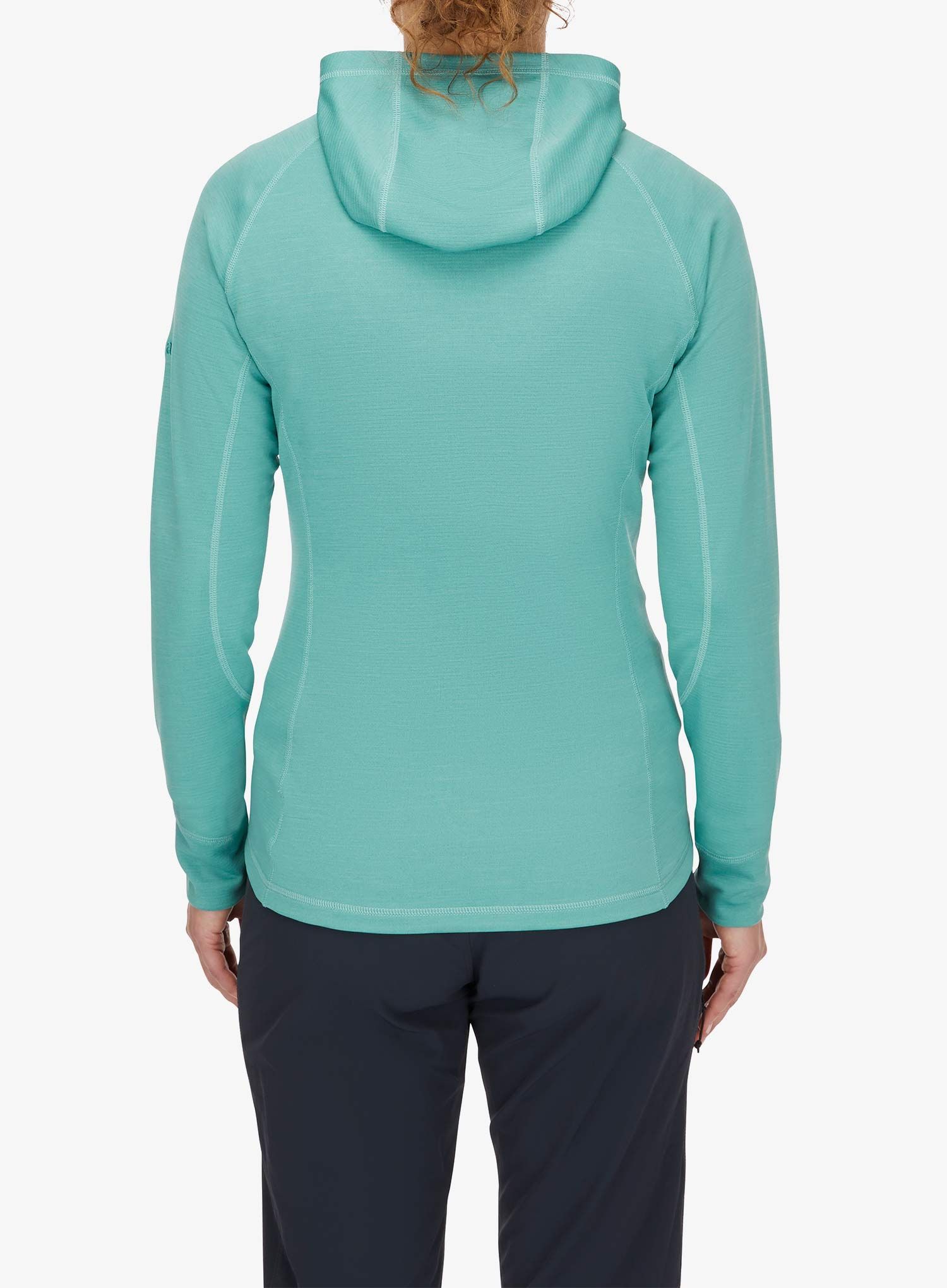 Ženska jopa s kapuco Rab Planar Hoody - glacier blue