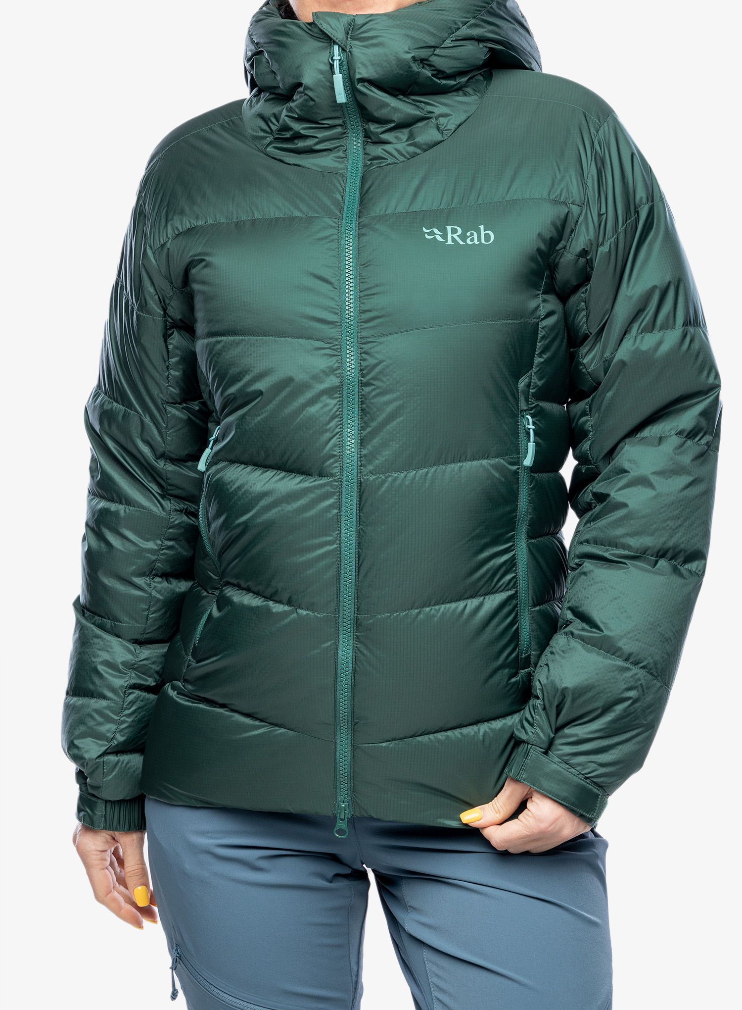Ženska puhovka Rab Positron Pro Jacket - green slate