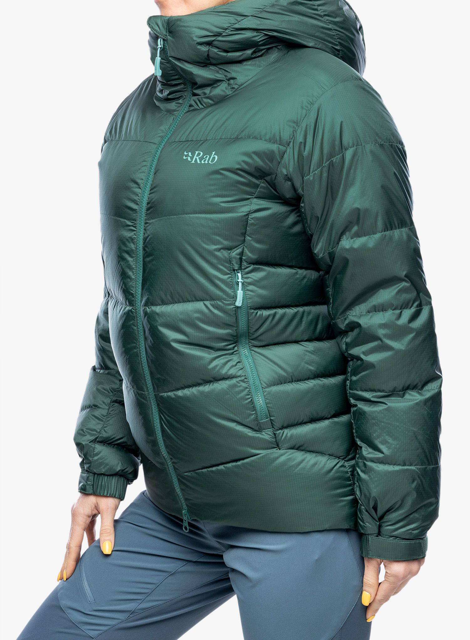Ženska puhovka Rab Positron Pro Jacket - green slate