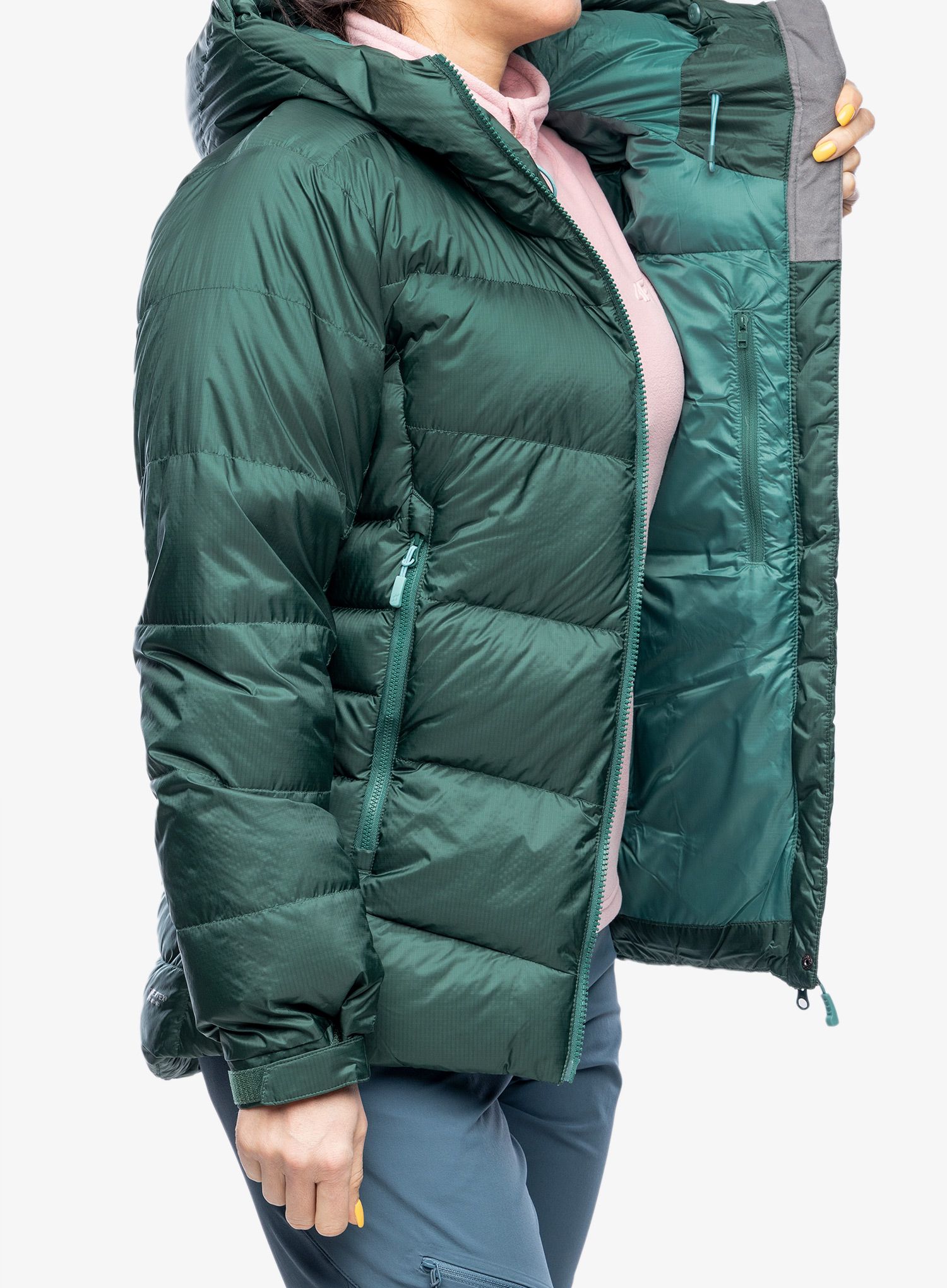 Ženska puhovka Rab Positron Pro Jacket - green slate