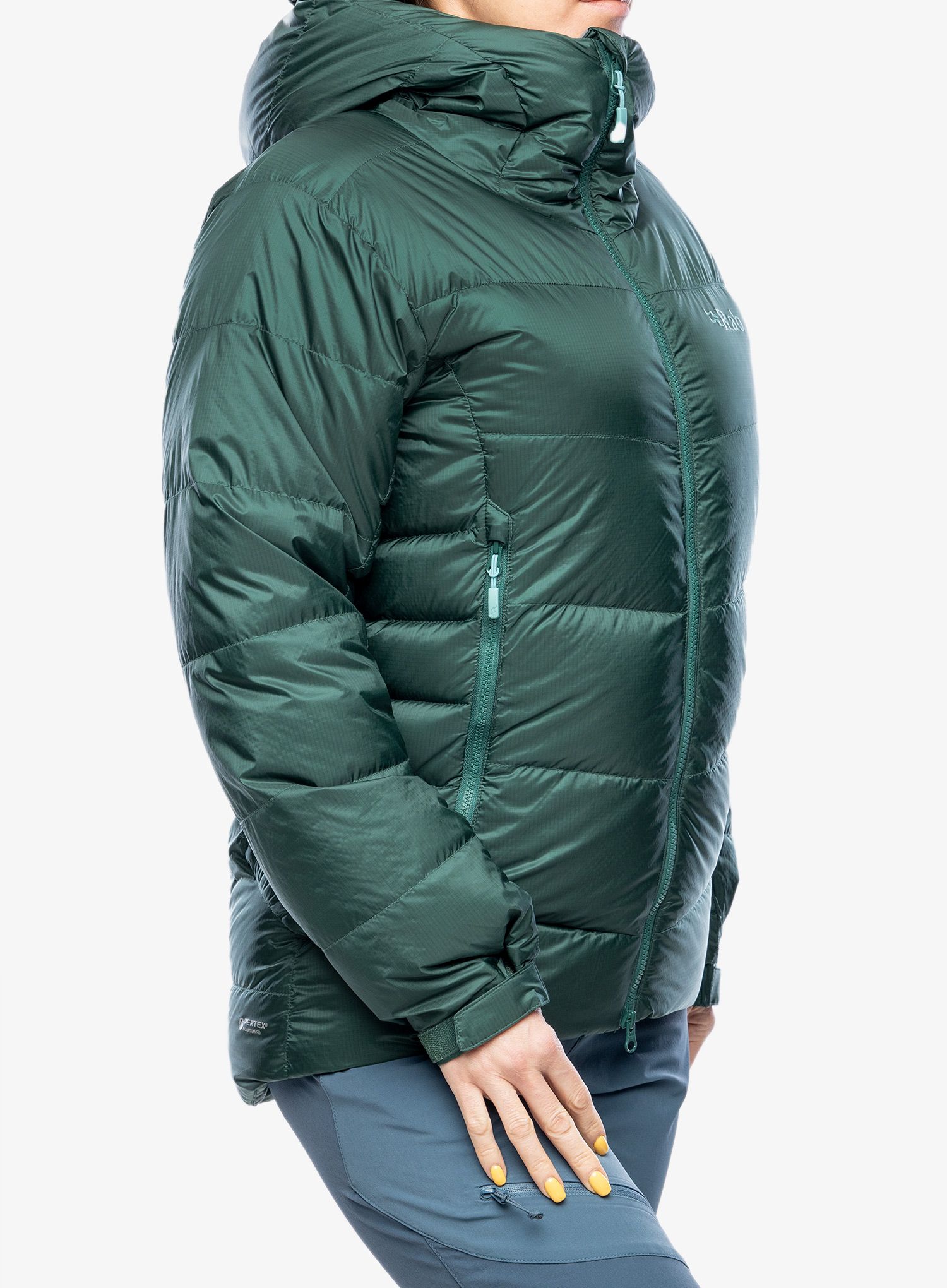 Ženska puhovka Rab Positron Pro Jacket - green slate