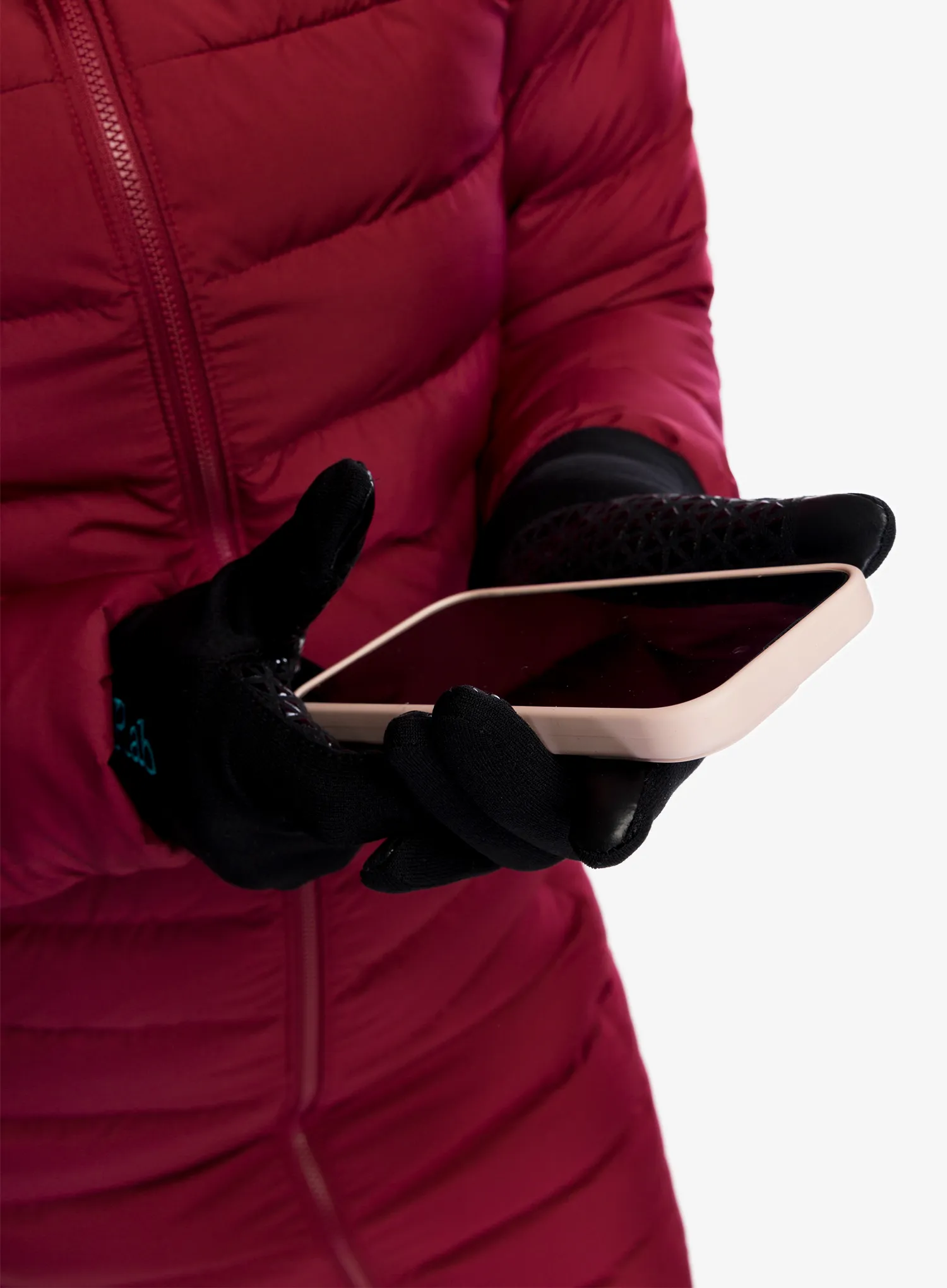 Ženske rokavice Rab Power Stretch Contact Grip Glove - black