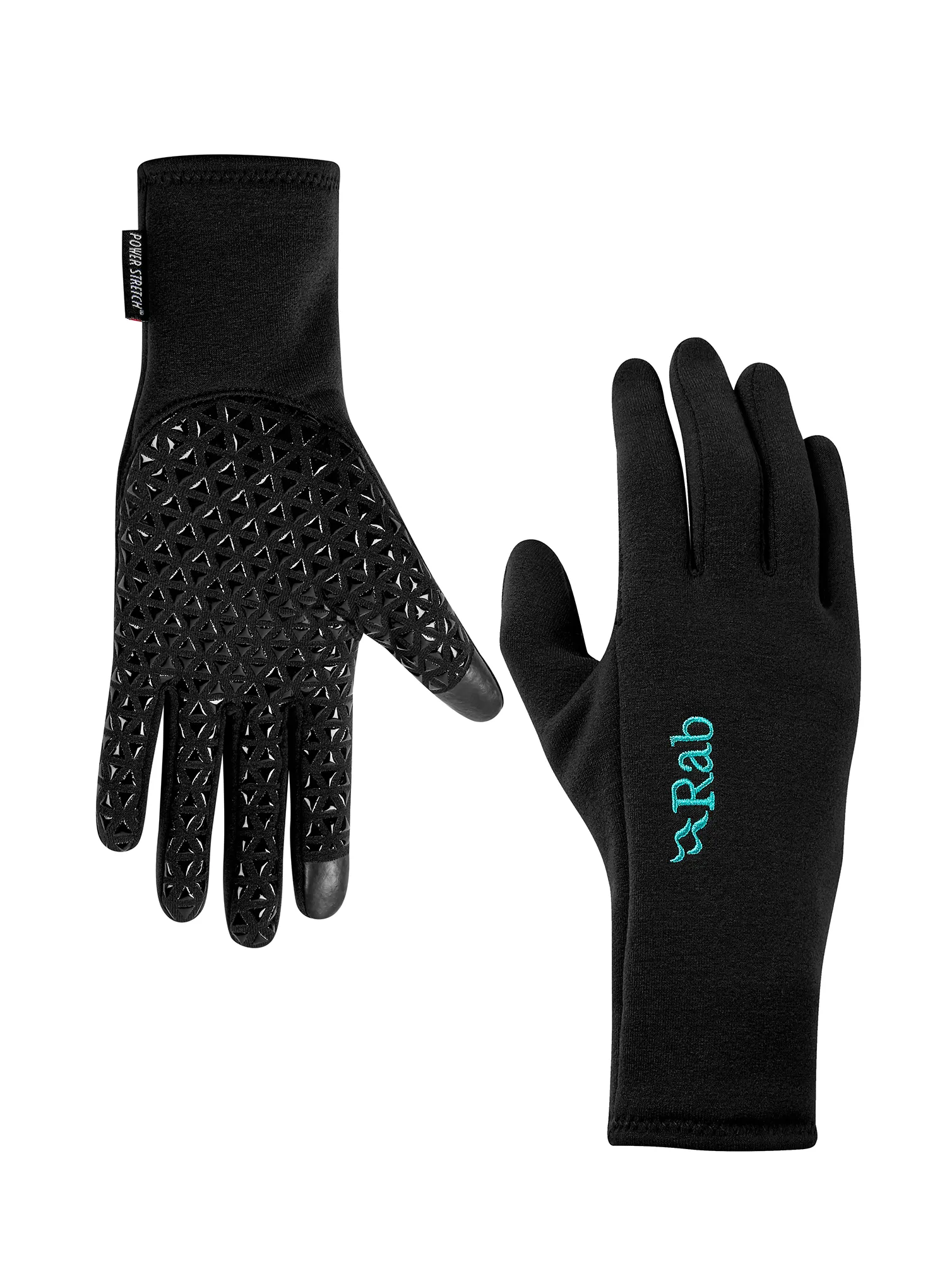 Ženske rokavice Rab Power Stretch Contact Grip Glove - black