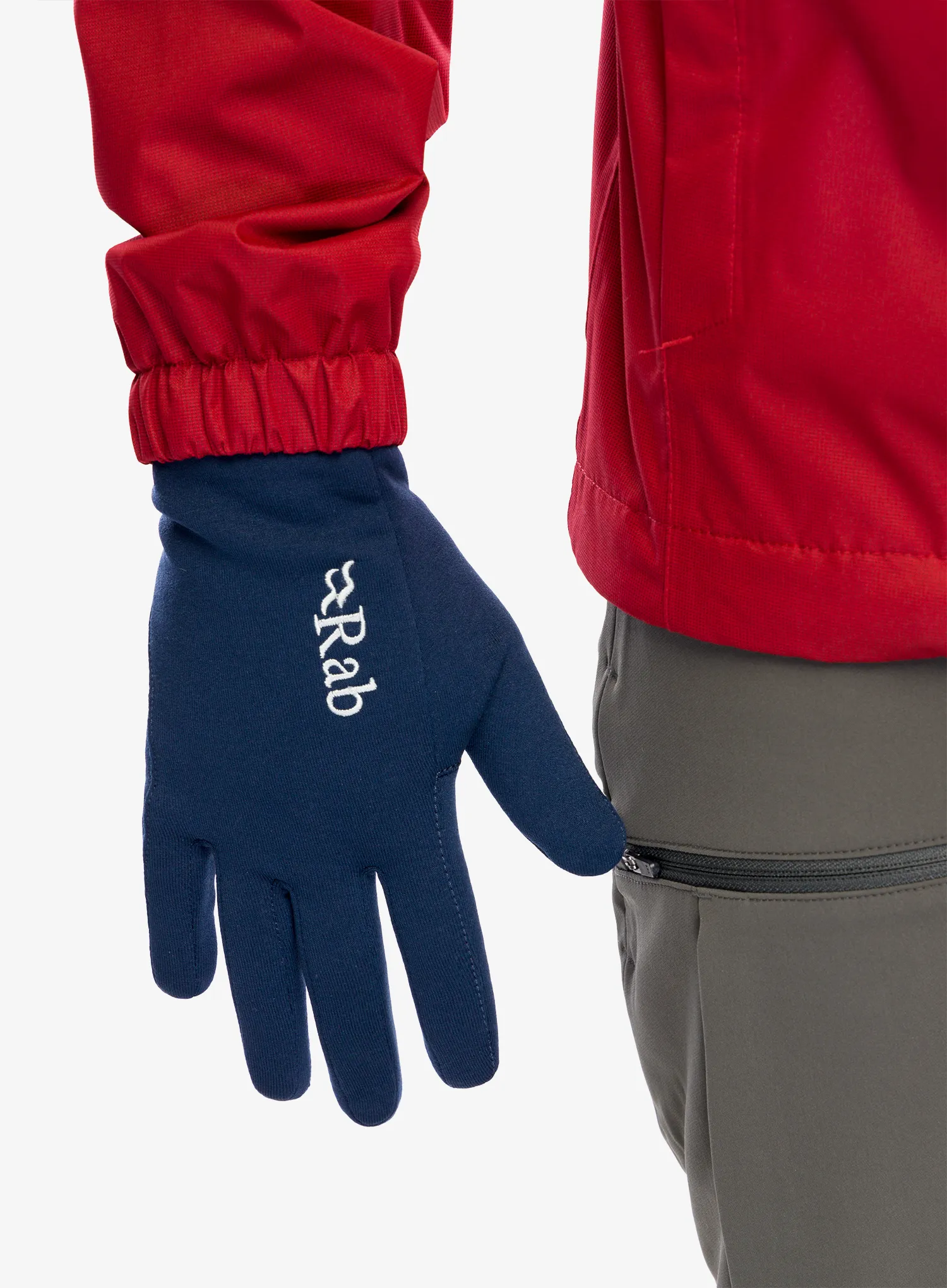 Rokavice iz flisa Rab Power Stretch Pro Glove - deep ink