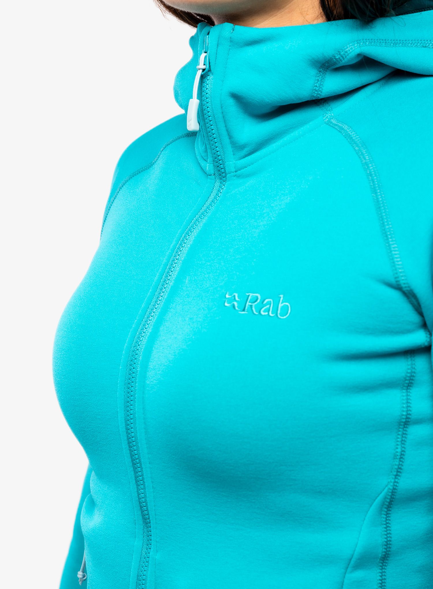 Ženski flis Rab Power Stretch Pro Jacket - aquamarine