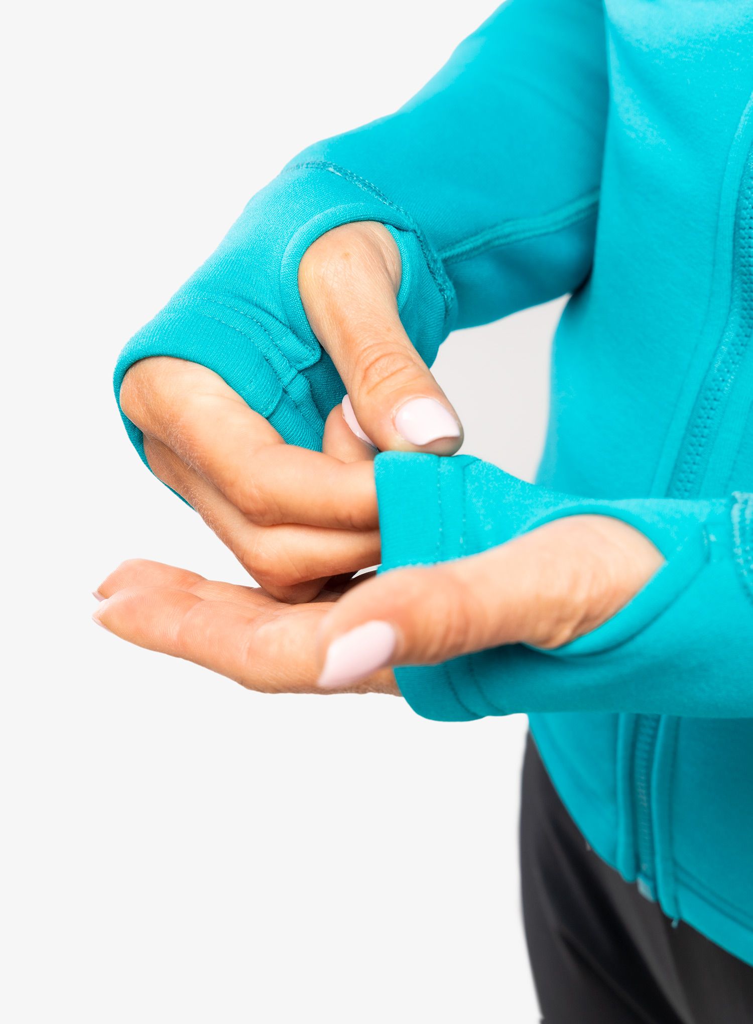 Ženski flis Rab Power Stretch Pro Jacket - aquamarine