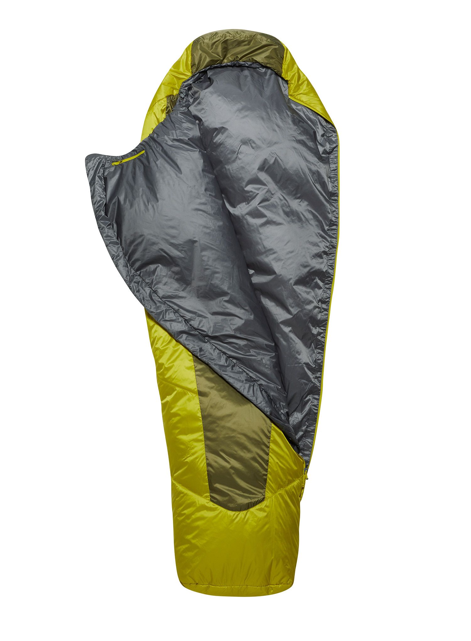 Spalna vreča Rab Solar Eco 0 (185 cm) - chlorite green