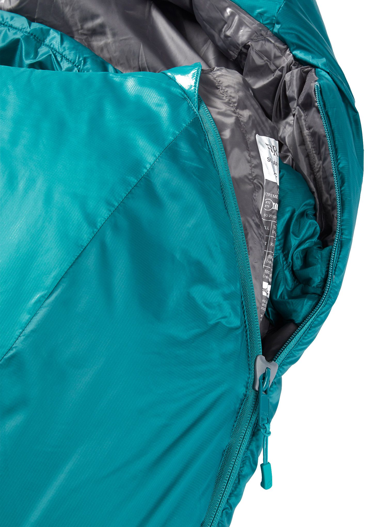 Ženska spalna vreča Rab Solar Eco 2 (170 cm) - tasman